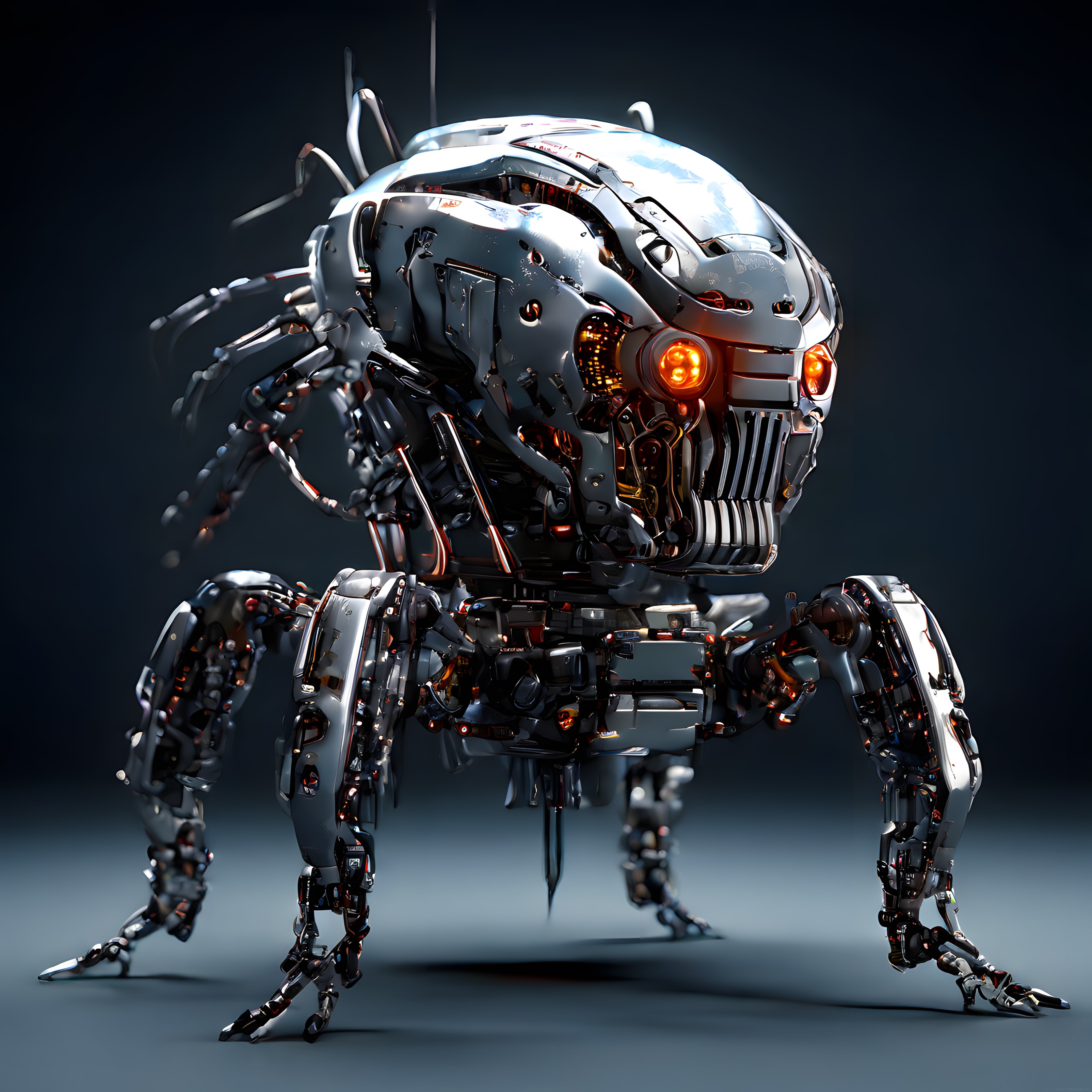 Geleceğin Mekanik Aracı: Böcek Formunda Yüksek Teknoloji Robot Tasarımı
