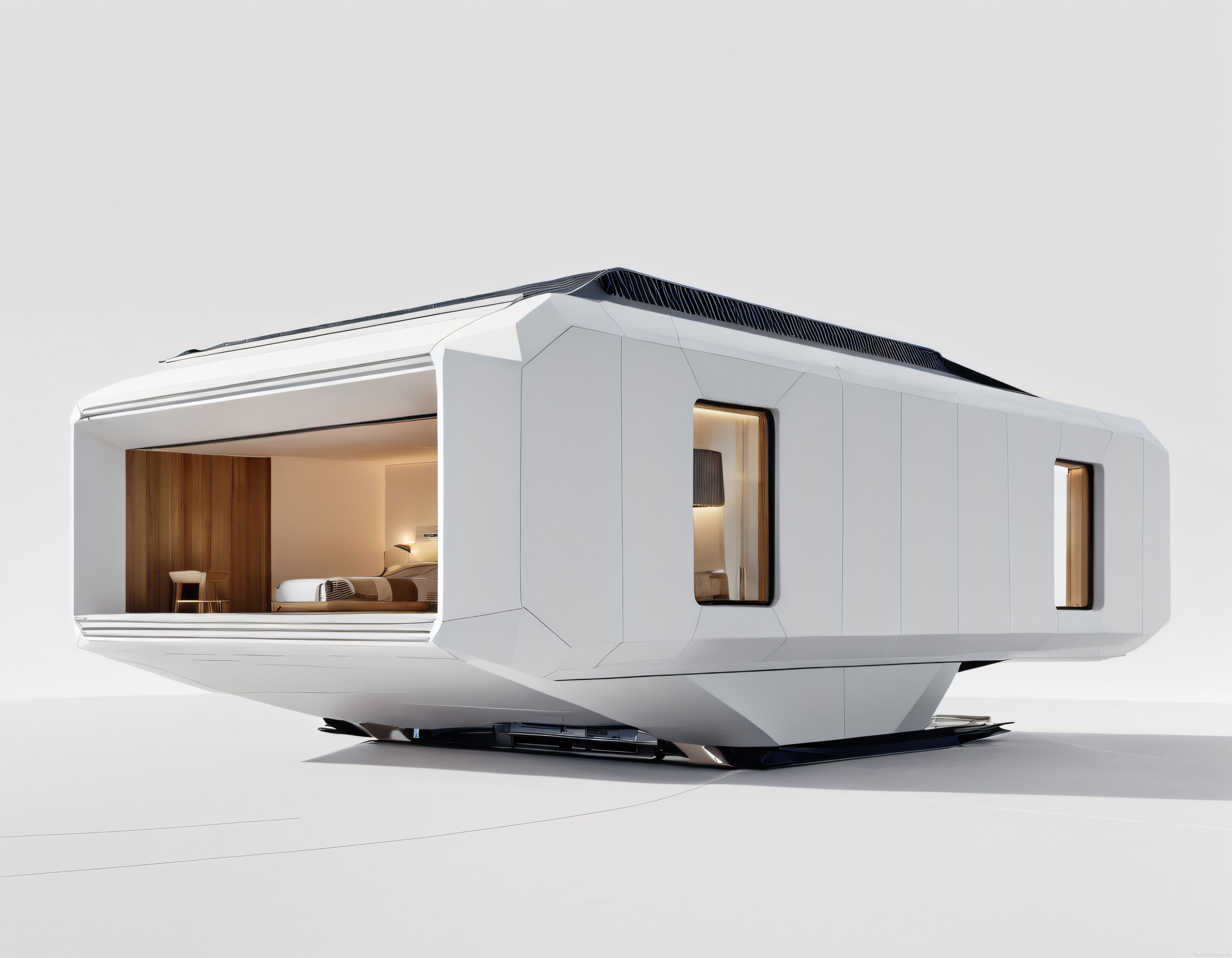 geleceğin modüler yaşam alanı: sürdürülebilir ve minimalist mikro ev konsepti
