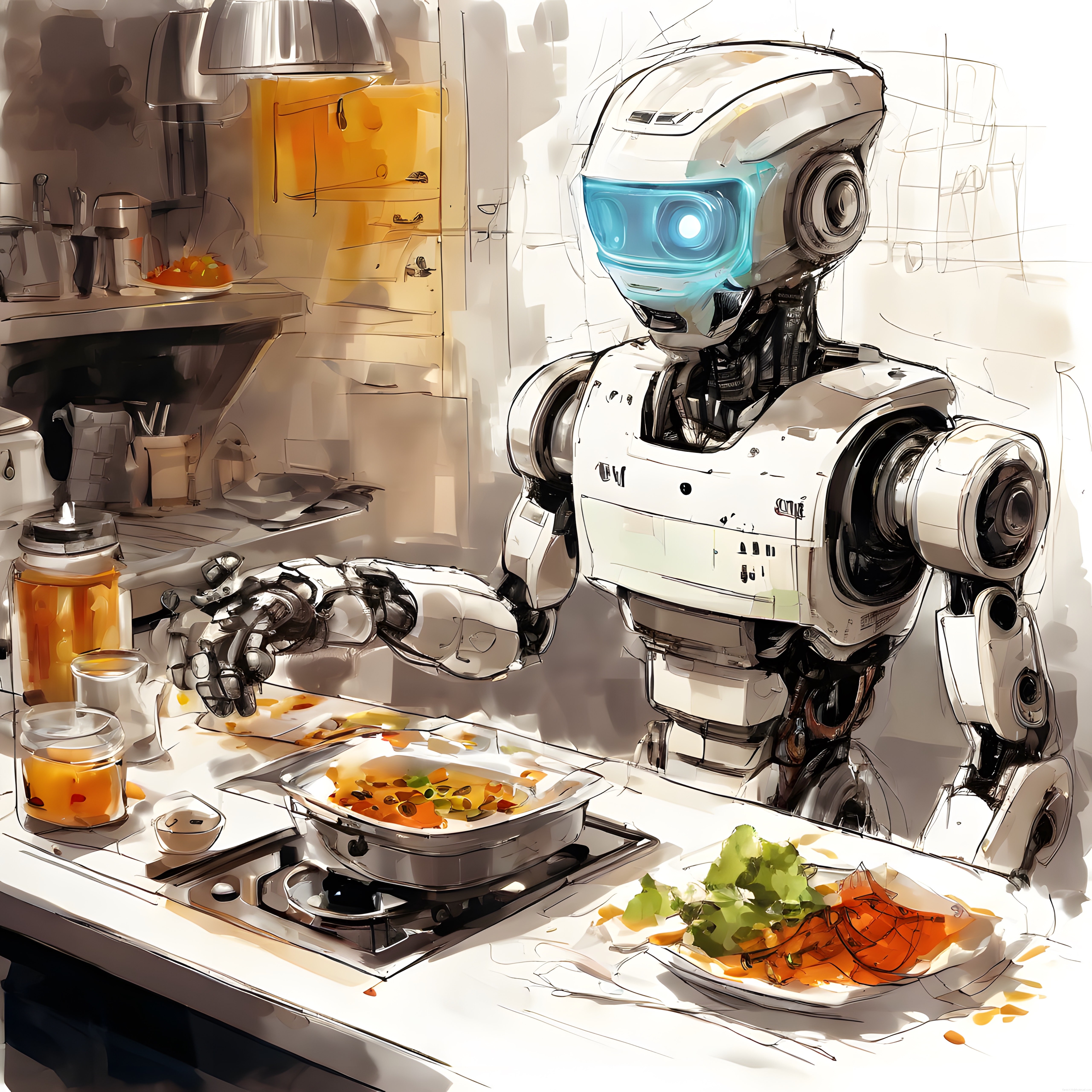 Geleceğin Mutfağında Robot Şef: Teknoloji ve Yemek Sanatının Buluşması
