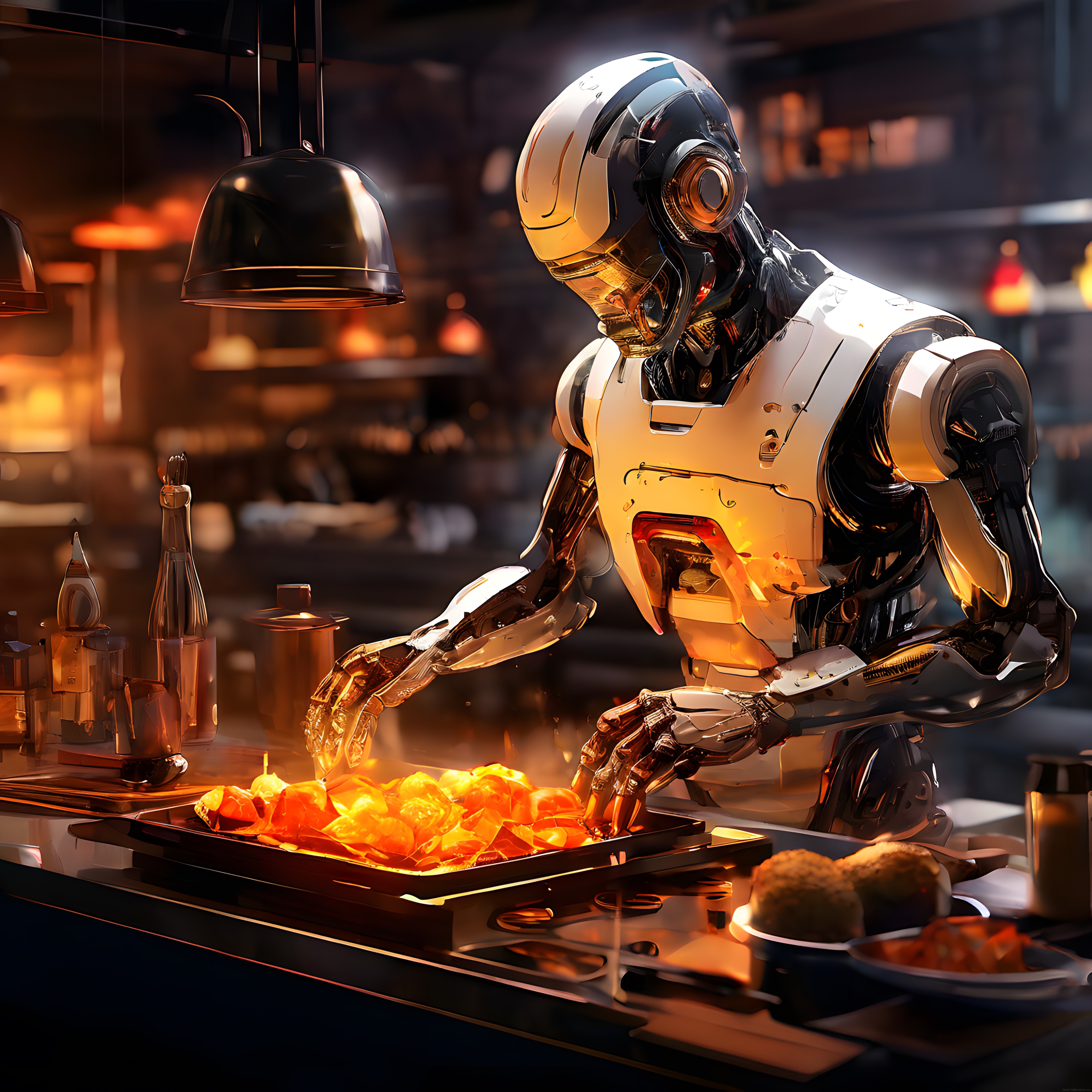 Geleceğin Mutfağında Robot Şef: Yapay Zeka Destekli Gourmet Yemek Hazırlığı