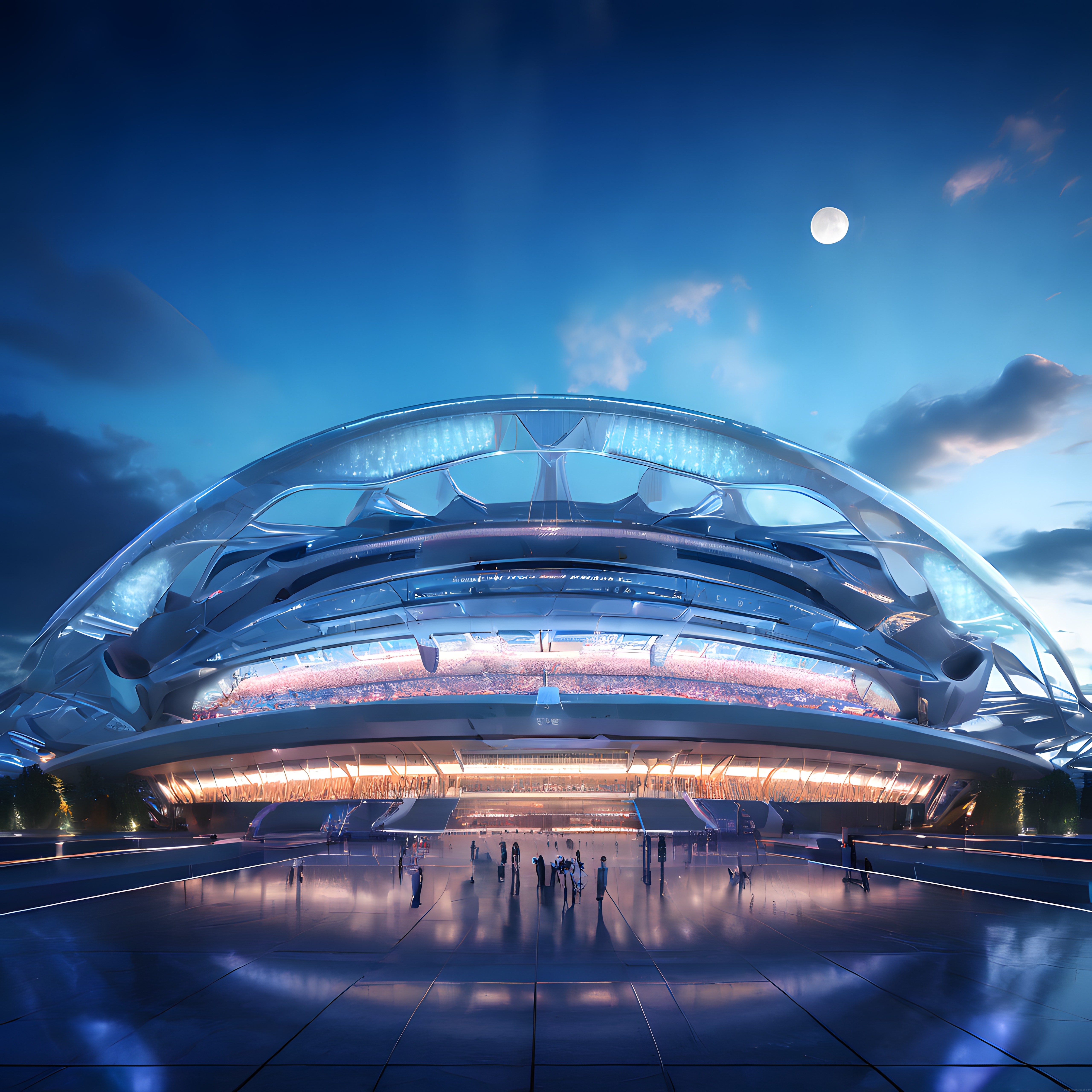 Geleceğin Stadyumu: Organik Formlarıyla Göz Kamaştıran Fütüristik Arena