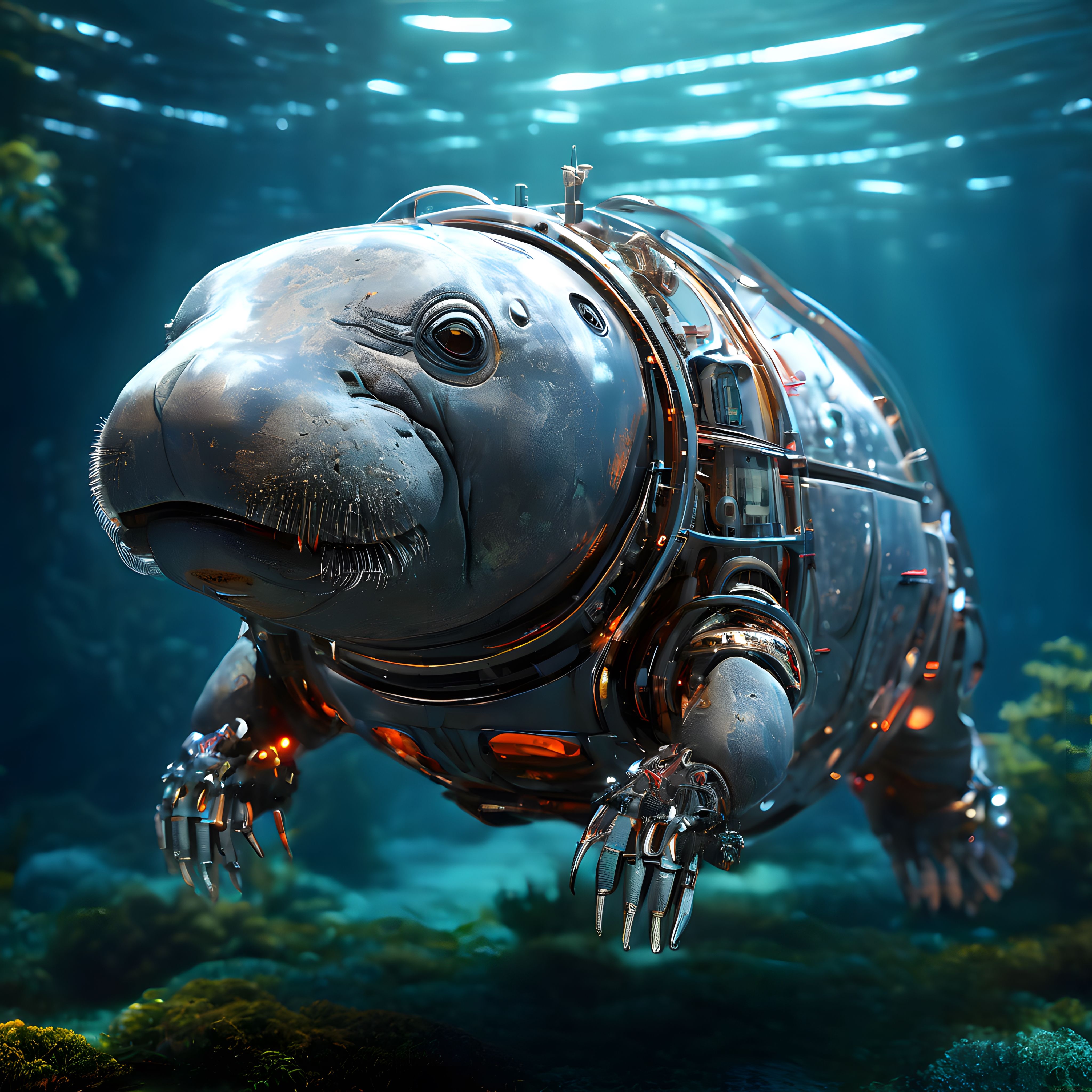 Geleceğin Su Altı Keşif Aracı: Biyomekanik Nautilus Robot Tasarımı