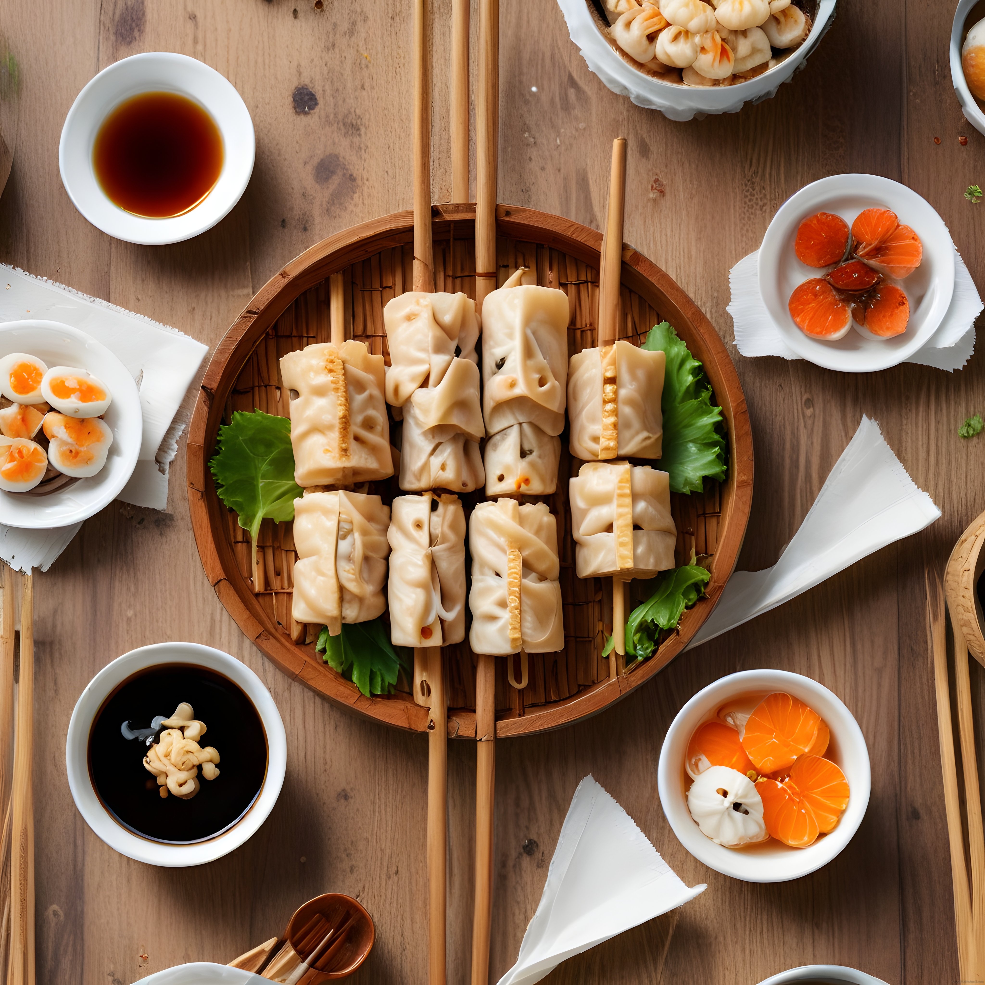 Geleneksel Asya Mutfağından Dim Sum ve Buharda Pişmiş Lezzetler Sunumu