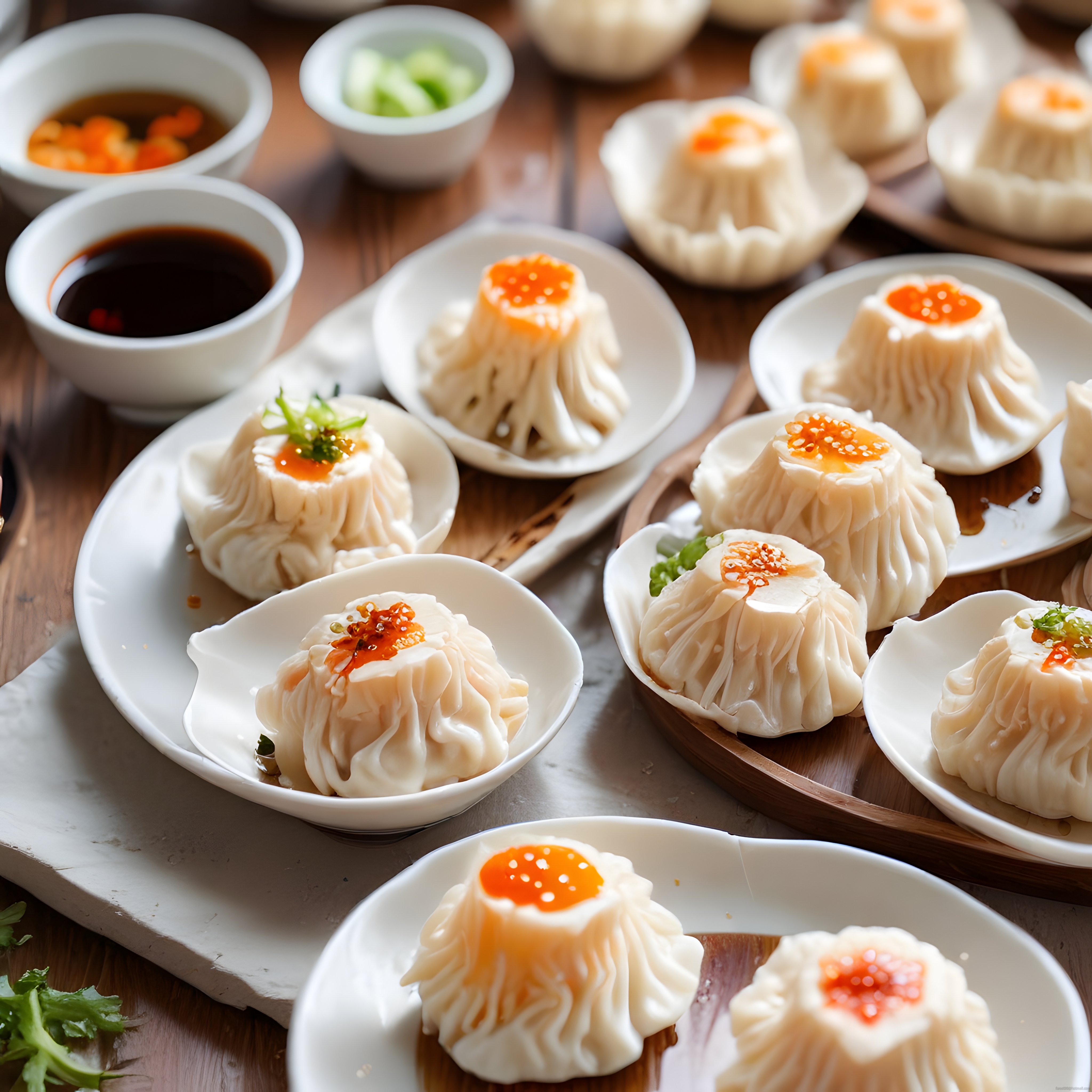 Geleneksel Çin Mantısı Siu Mai: Havyarlı Dim Sum Çeşitleri ve Özel Soslar