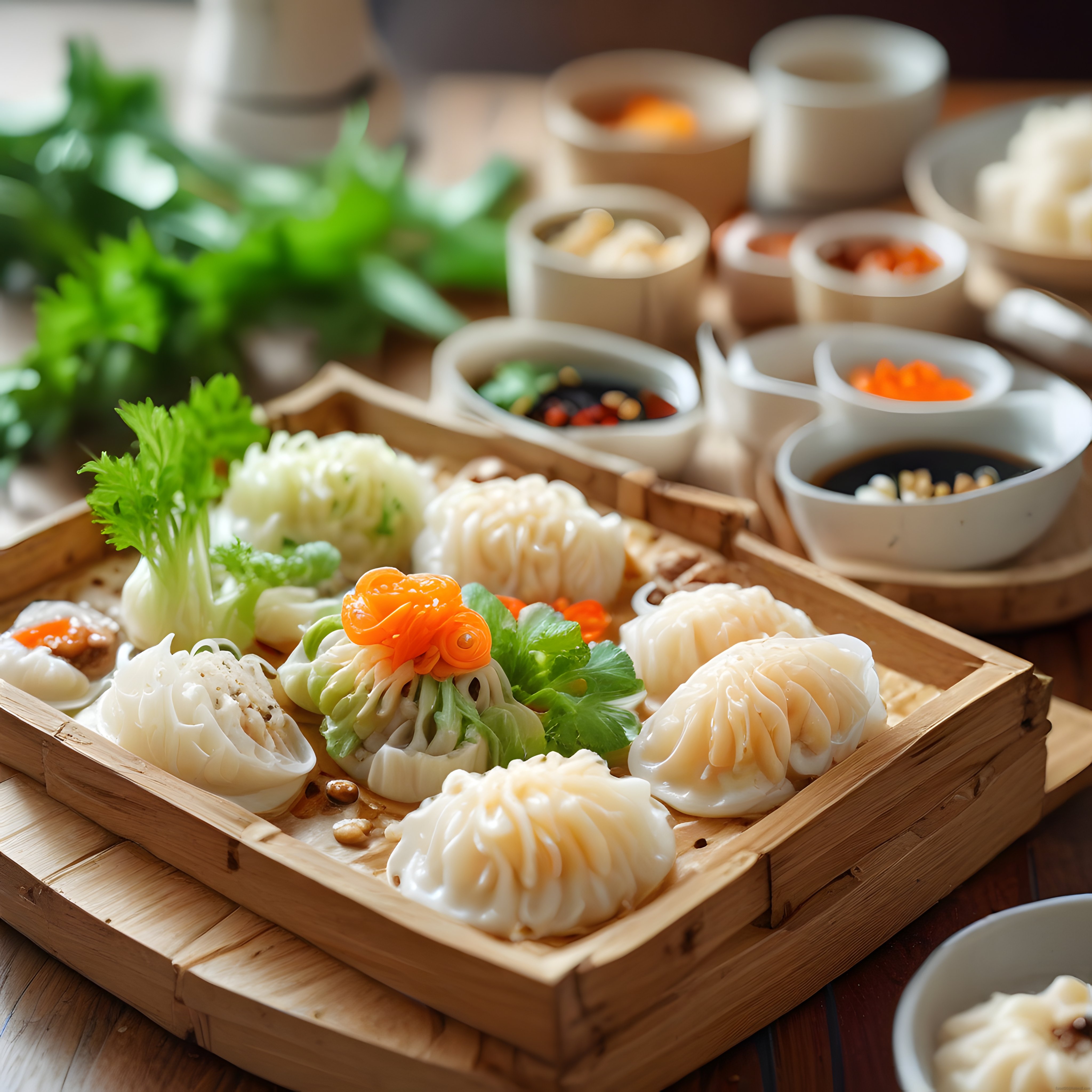 Geleneksel Çin Mutfağından Bambu Sepette Özenle Hazırlanmış Dim Sum Keyfi