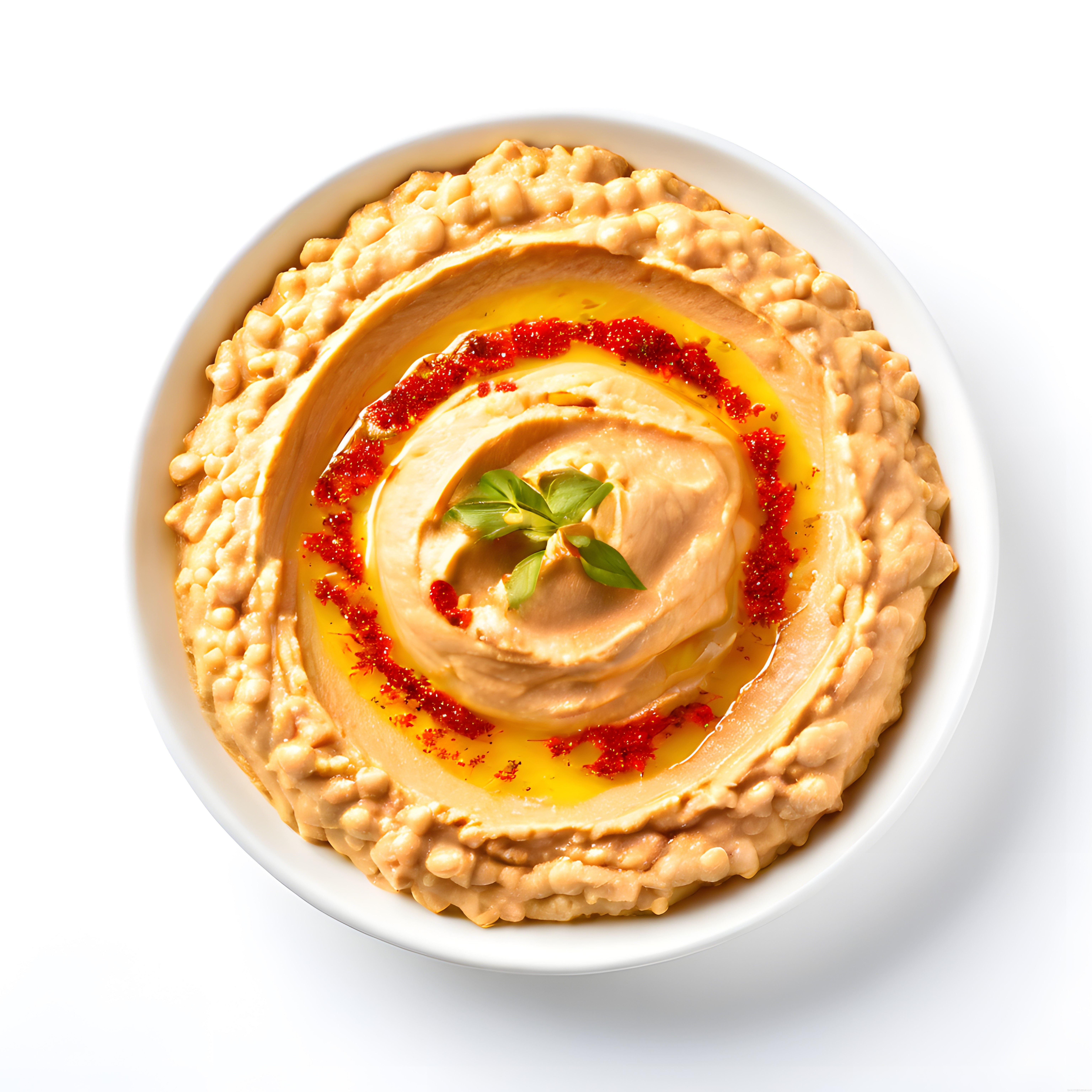 Geleneksel Humus Tarifi: Zeytinyağı ve Pul Biber ile Lezzetli Meze Sunumu