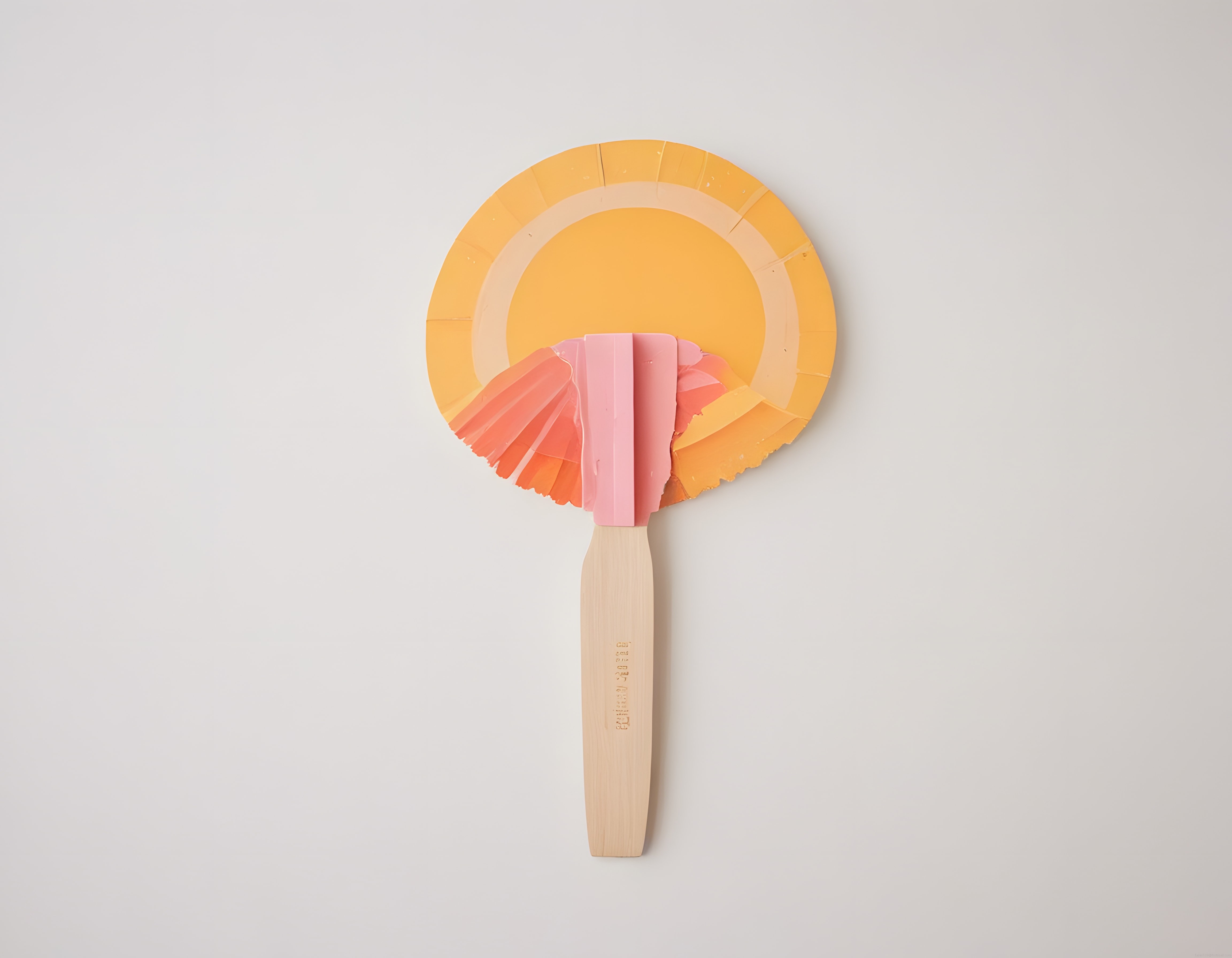 Geleneksel Japon Uchiwa Yelpazesi ve Doğal Ahşap Saplı Tasarım