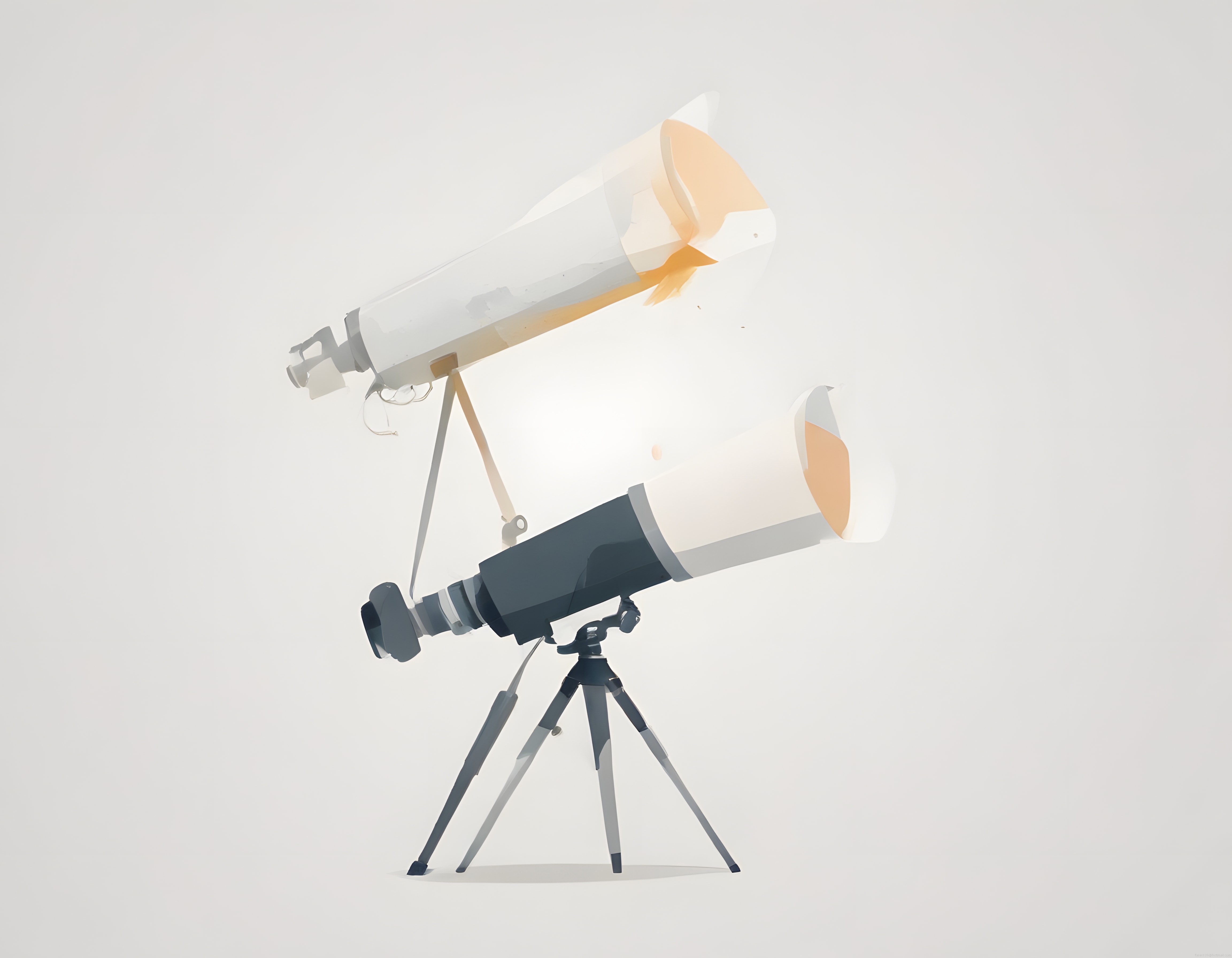 Gökyüzünü Keşfetmek İçin Minimalist Tasarlanmış İki Modern Teleskop