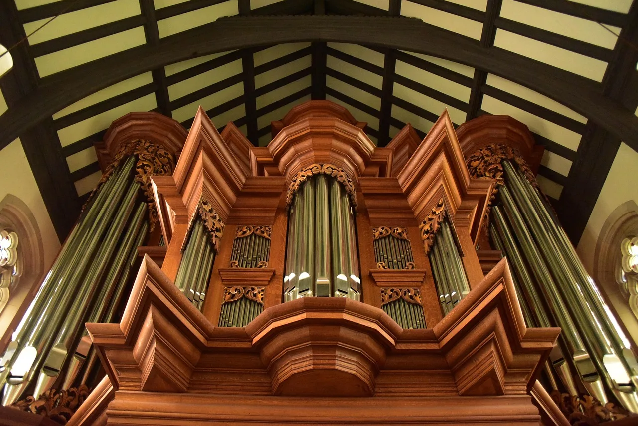 Gotik organ ve geometrik simetri - minimal tasarım