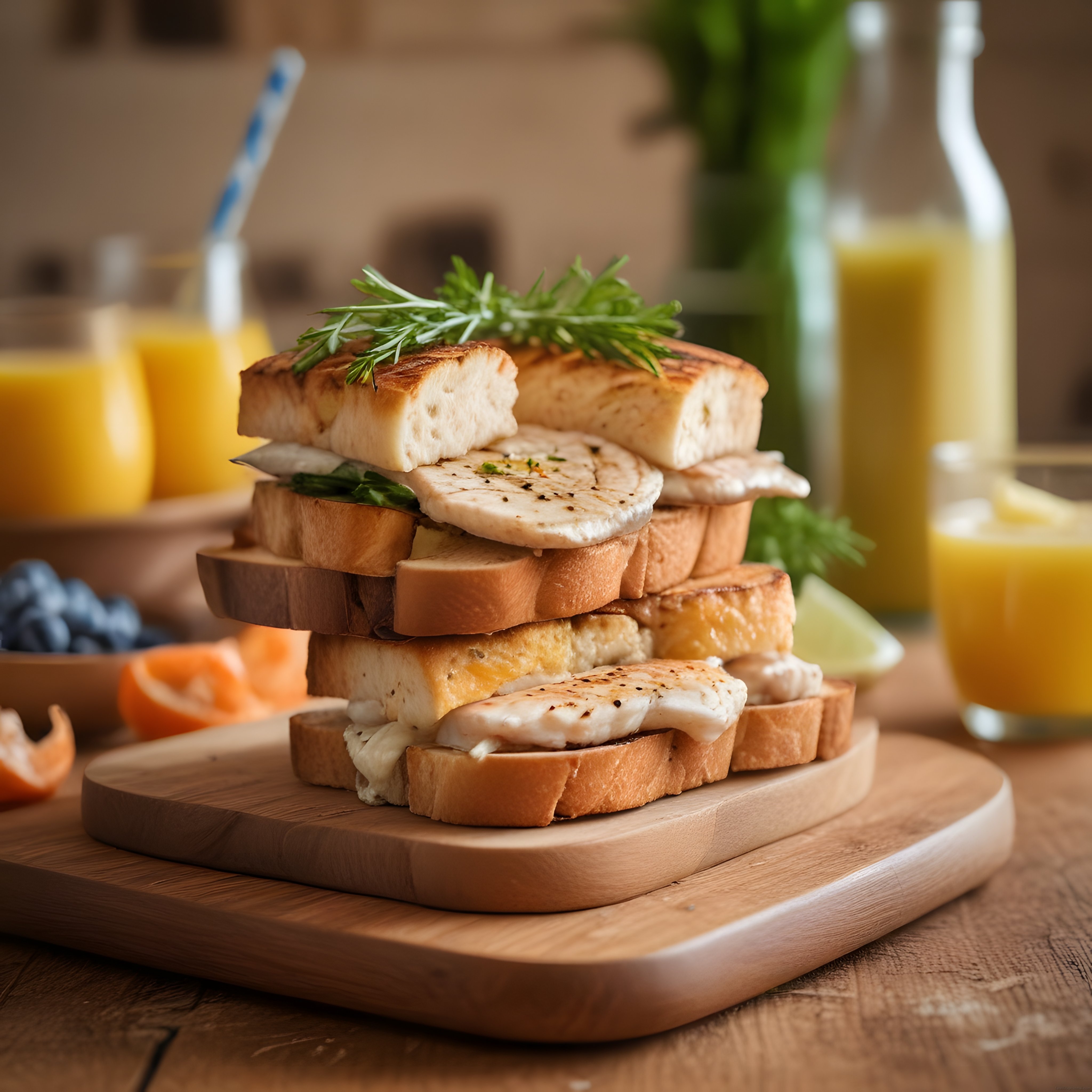 Gourmet Tostlar ve Taze Portakal Suyu ile Masalsı Bir Kahvaltı Deneyimi