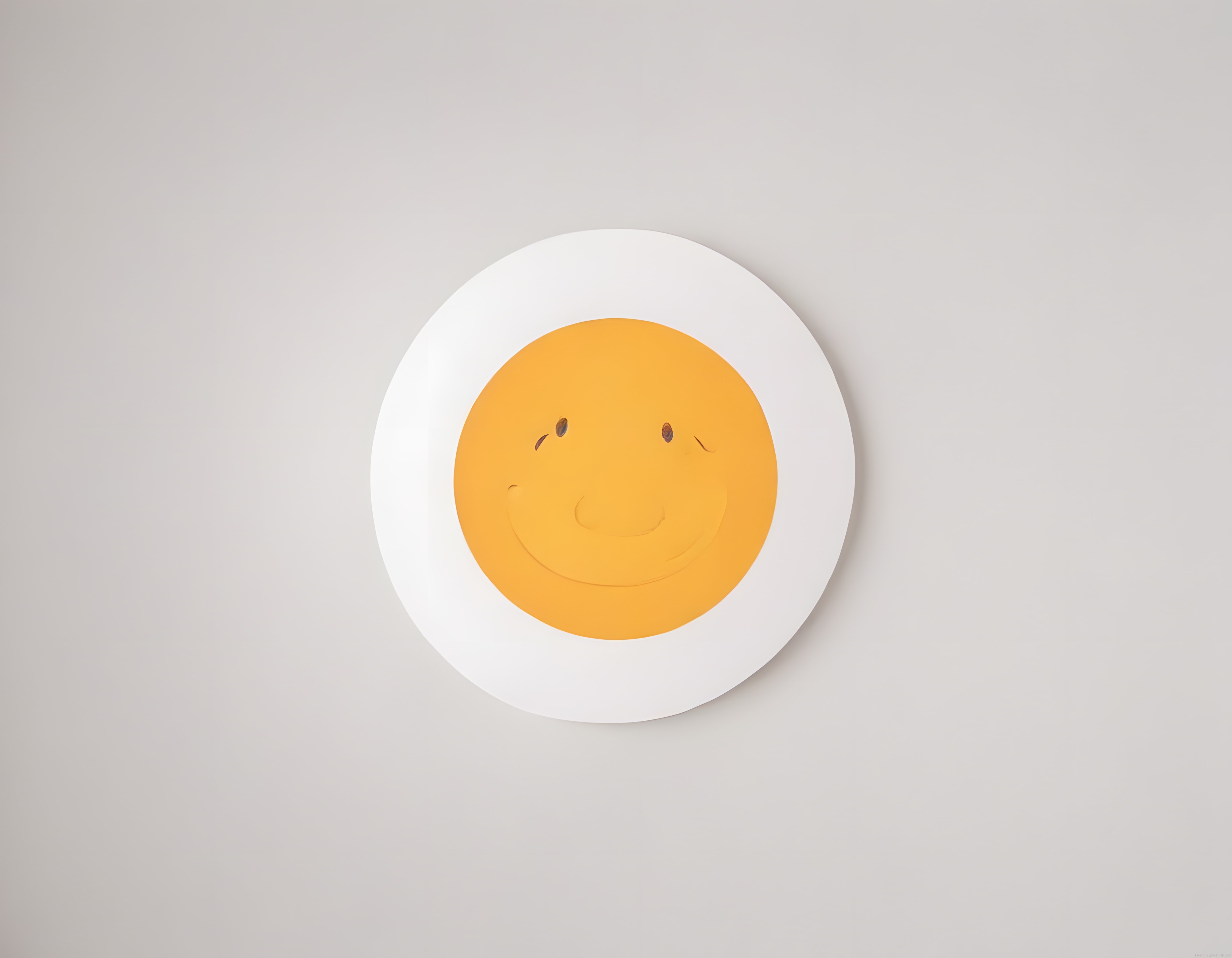 Gülümseyen Yumurta ile Kahvaltıda Minimalist ve Yaratıcı Tabak Sunumu