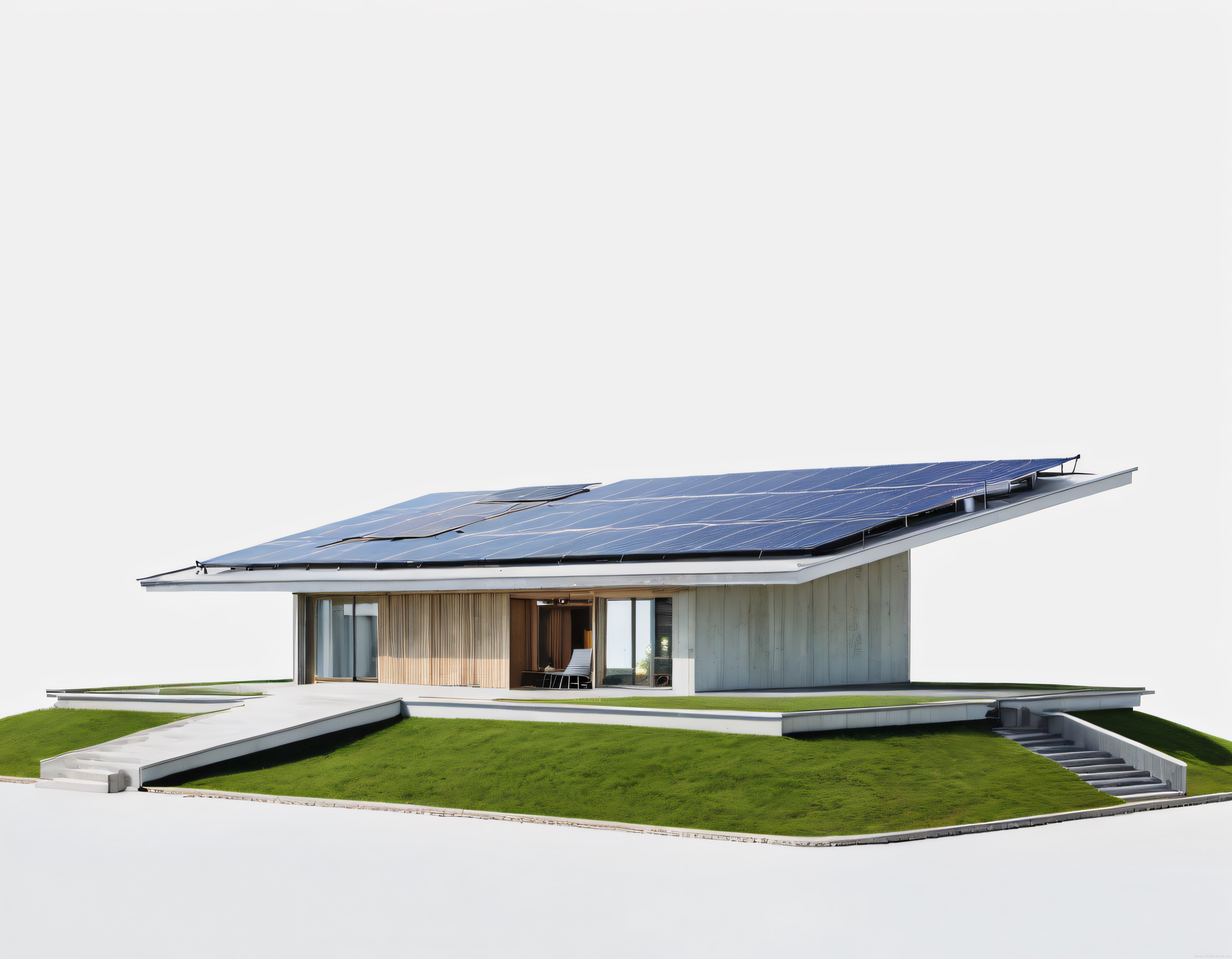 Güneş Panelli Modern Villa: Sürdürülebilir ve Çevre Dostu Mimari Bir Yaşam