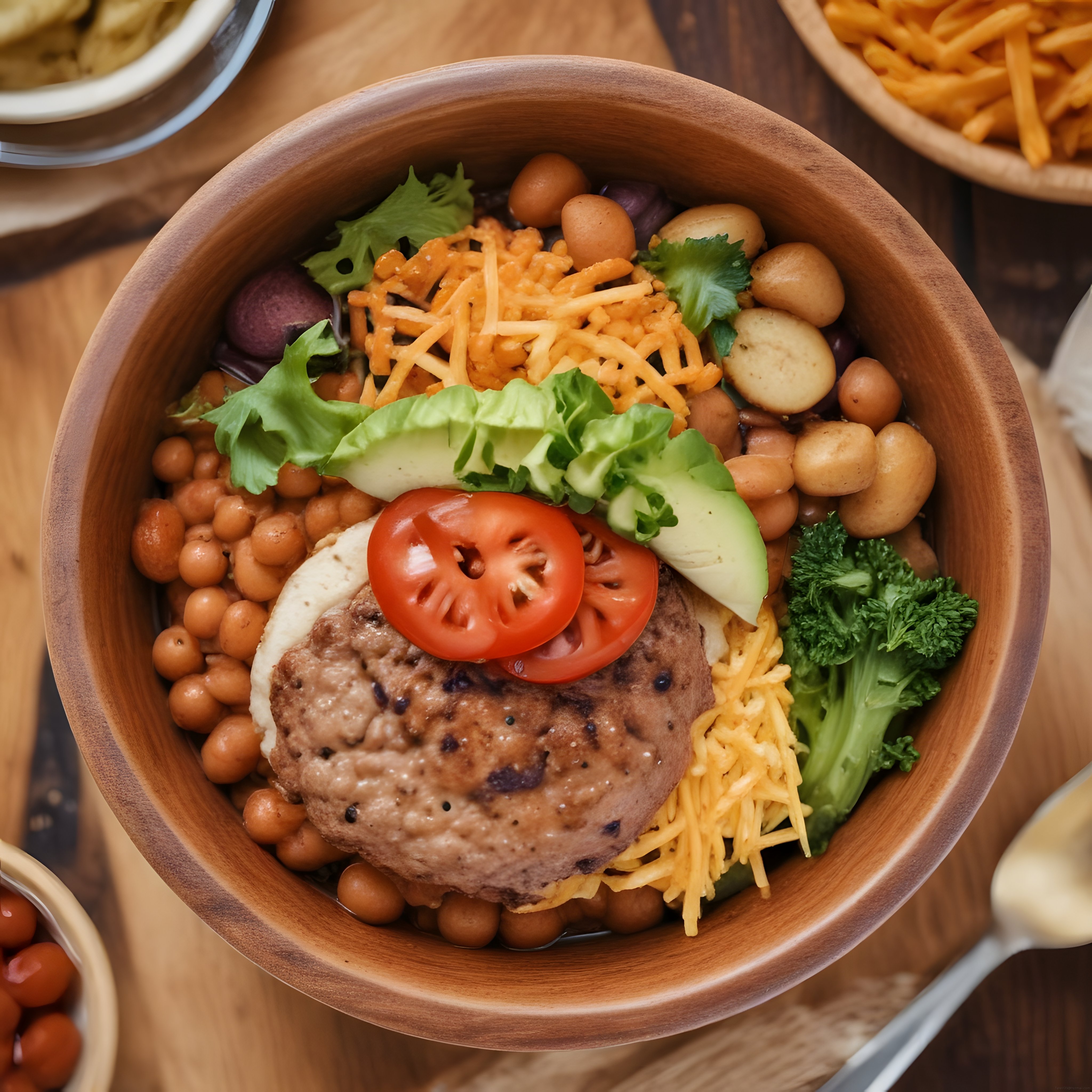 Gurme Protein Bowl Tarifi: Izgara Köfteli Nohutlu Avokadolu Sağlıklı Kase