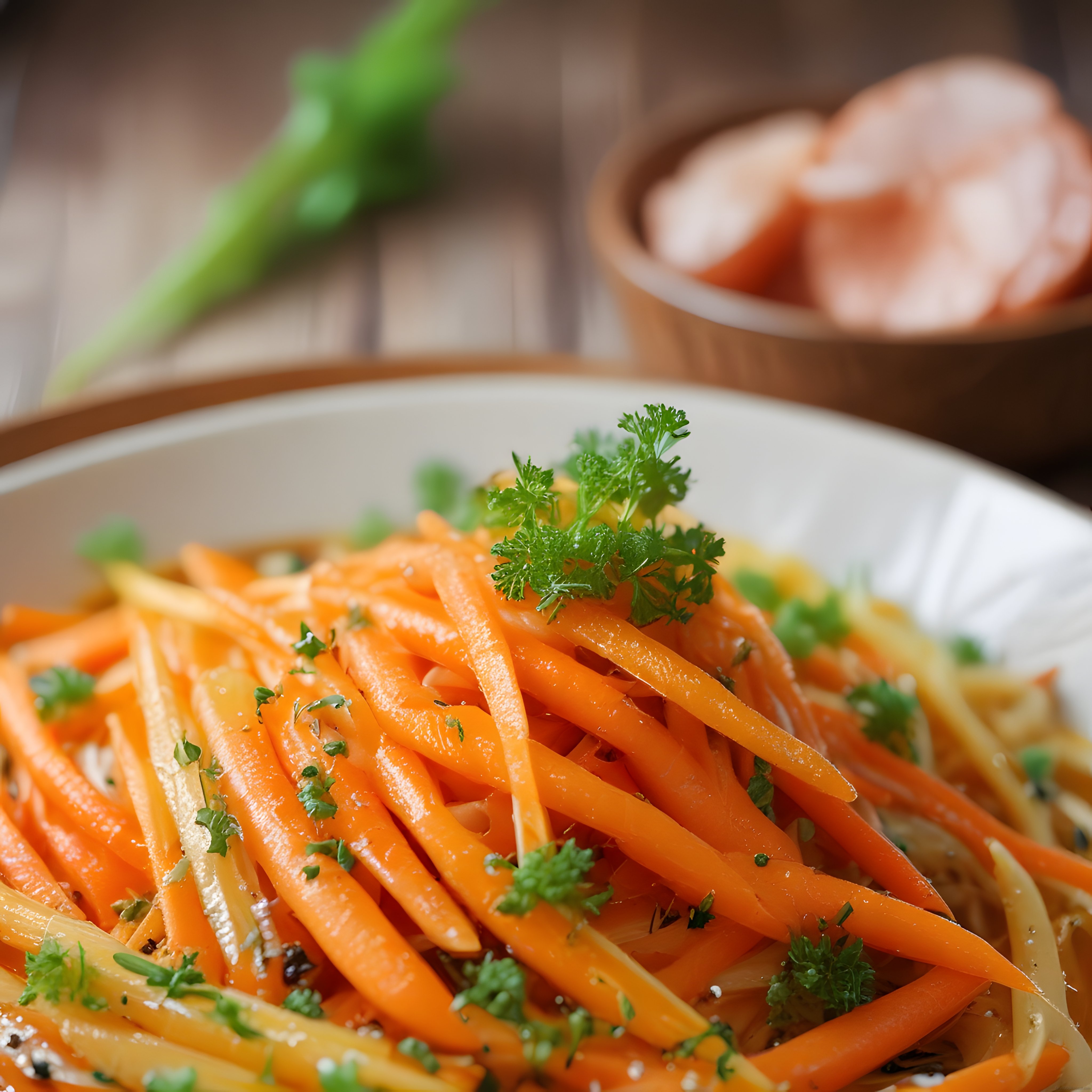 Havuç Salatası Tarifi: Taze Baharatlar ve Maydanoz ile Sağlıklı Yan Yemek