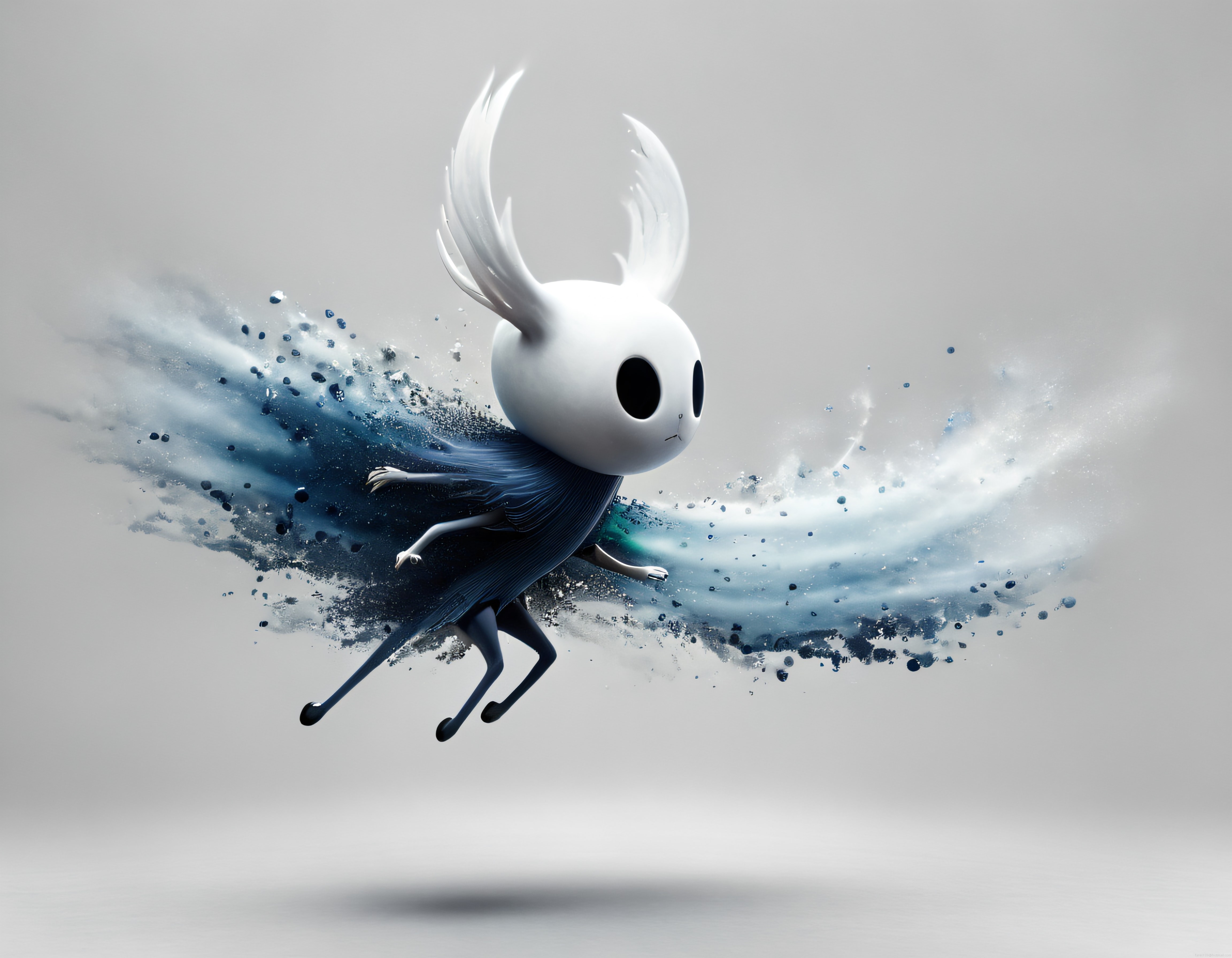 Hollow Knight'un Gizemli Beyaz Şövalyesi Mavi İzlerle Yol Alıyor