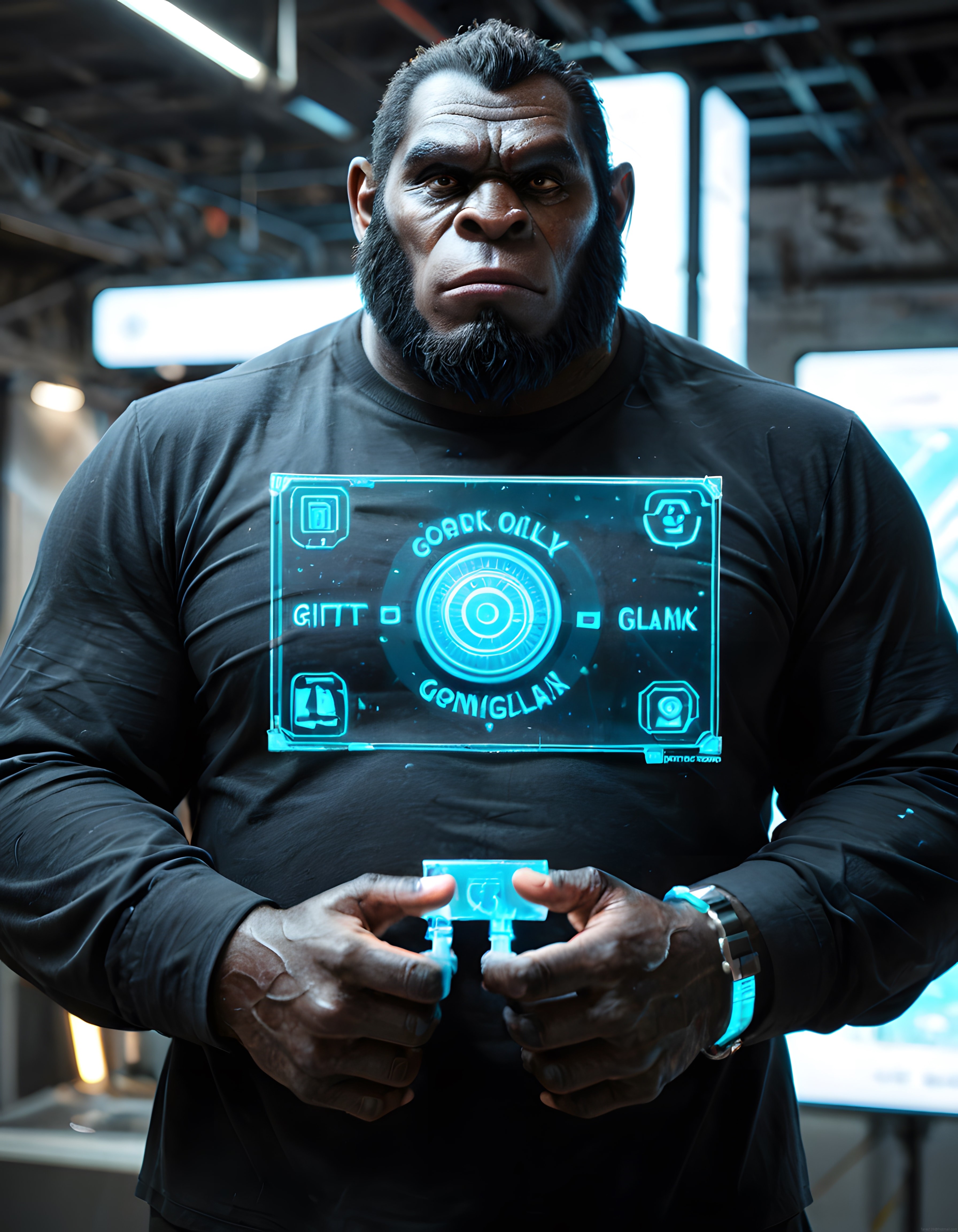 Holografik Ekran Kullanan Neandertal: Geleceğin Bilim Kurgu Karakteri
