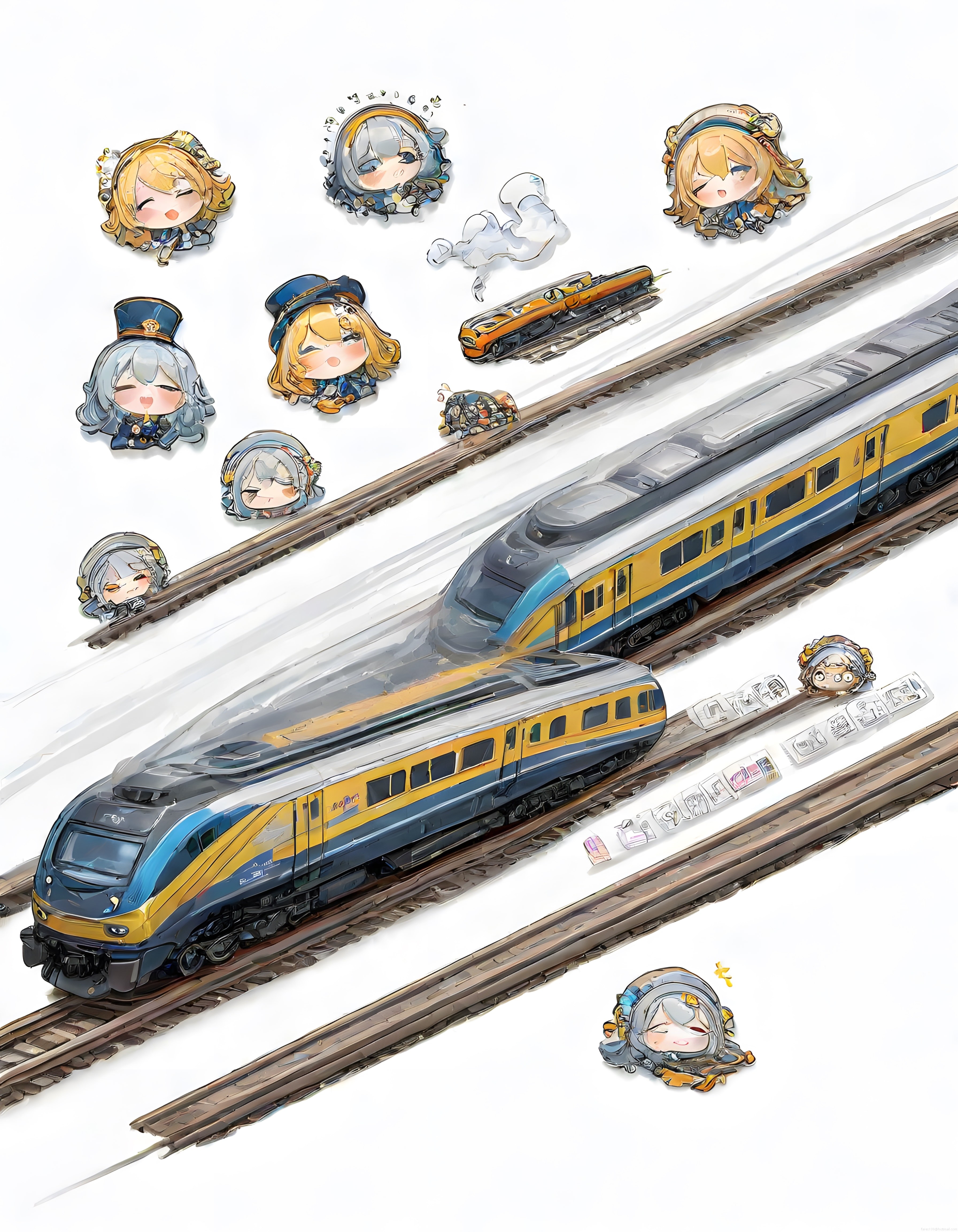Honkai Star Rail Astral Express ve Sevimli Chibi Karakterlerin Anime Macerası