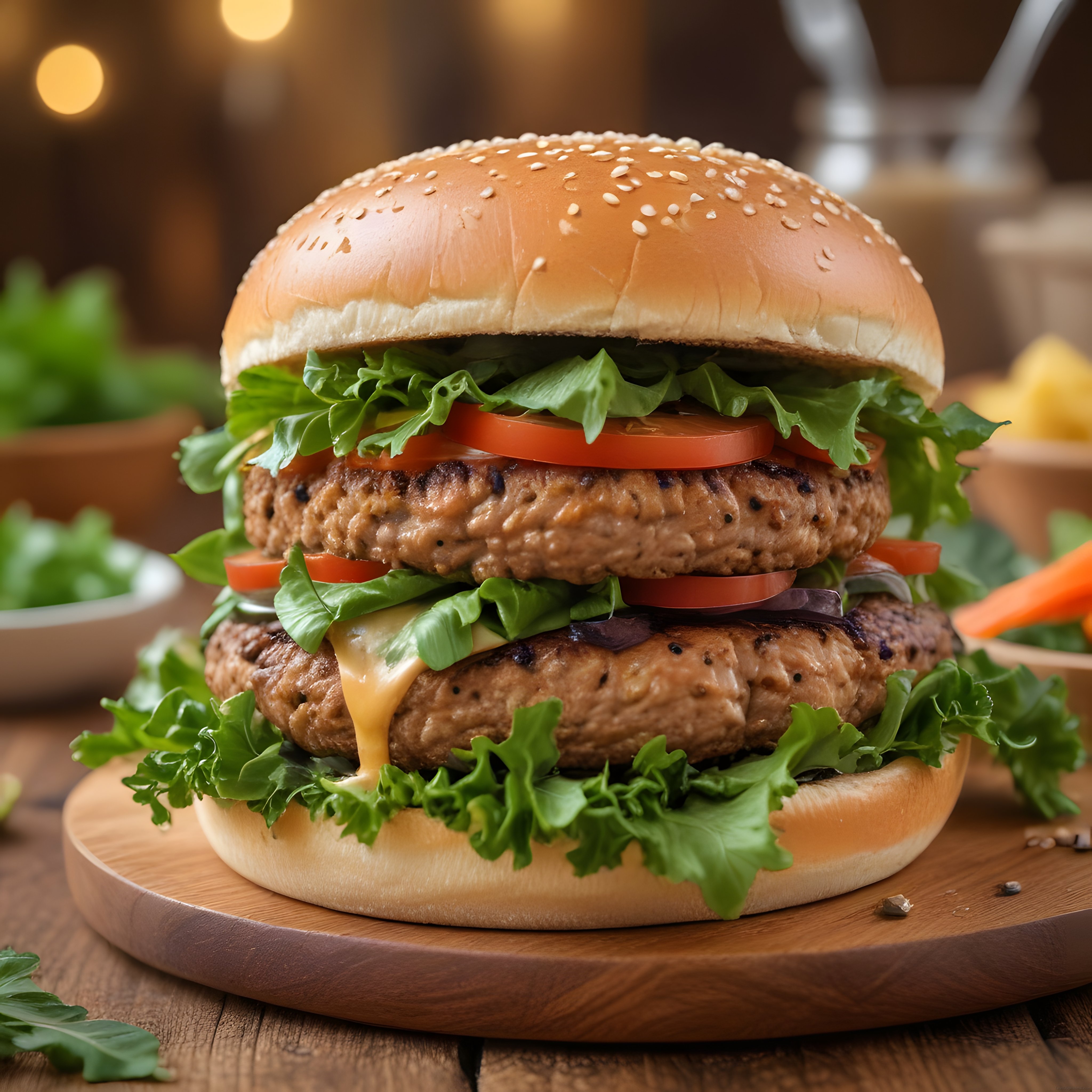 İki Katlı Izgara Cheeseburger Tarifi: Ev Yapımı Lezzet Bombası