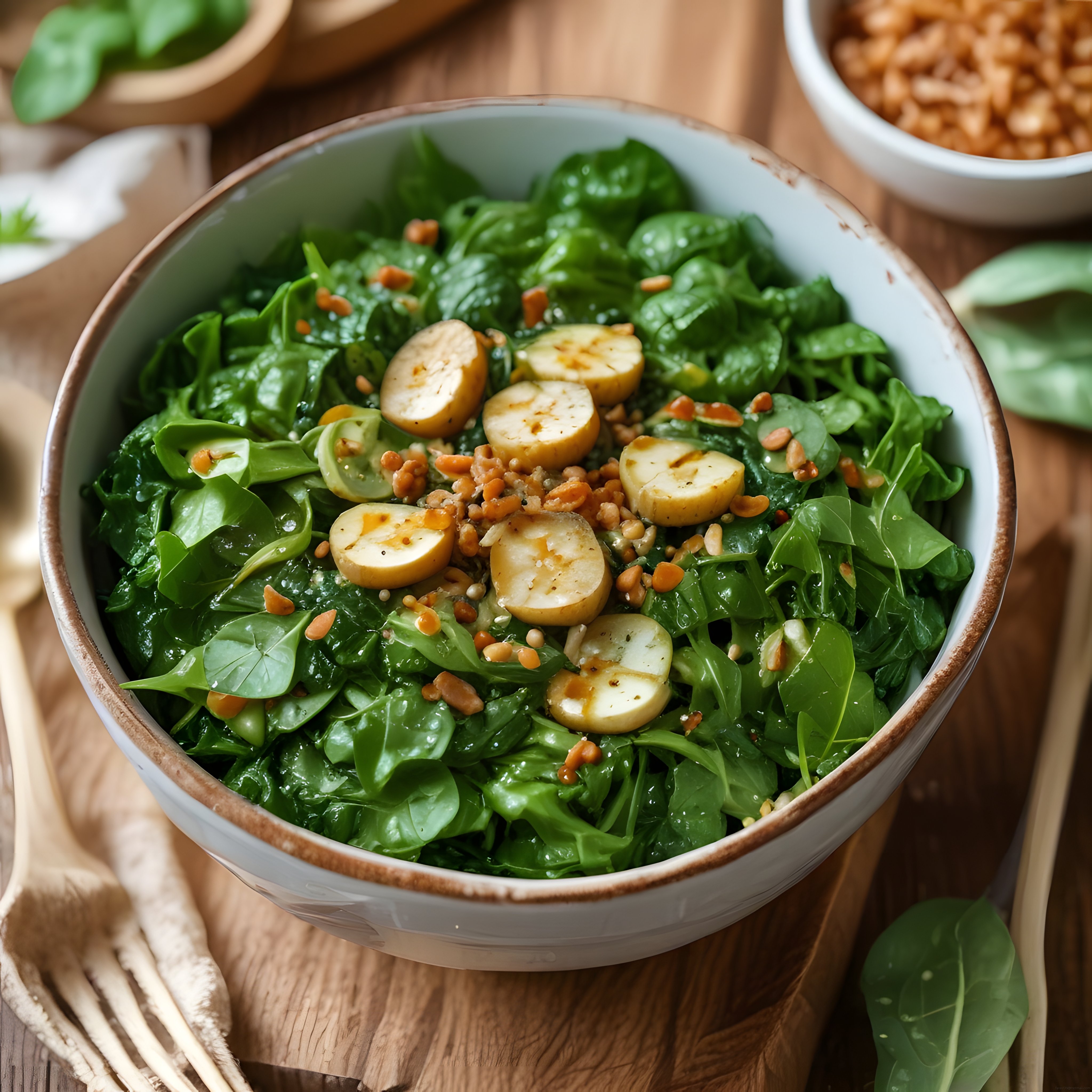 Ispanak ve Roka Tabanlı Yumurtalı Salata Tarifi ile Sağlıklı Öğün Fikirleri