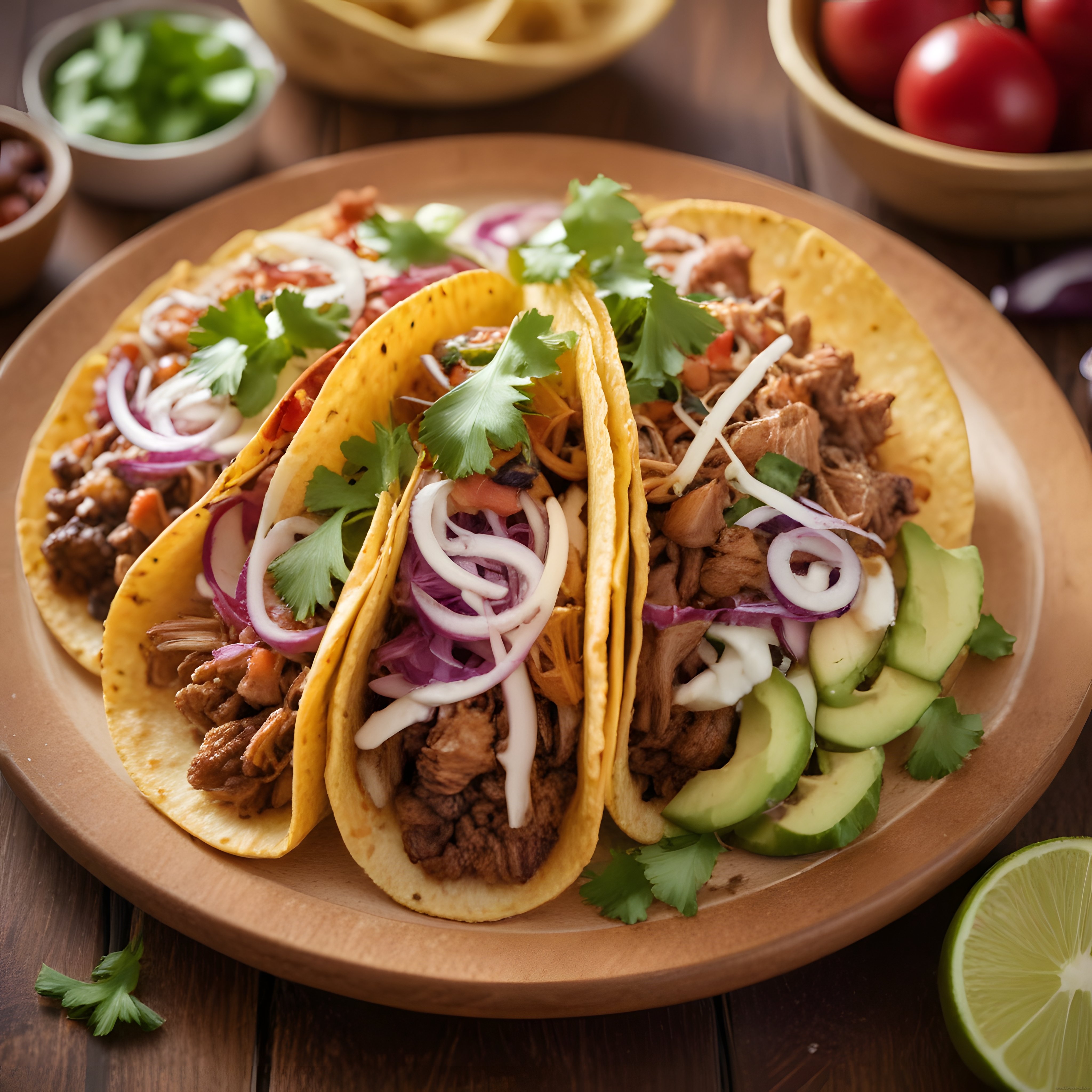 İştah Açıcı Meksika Tacos: Dana Etli, Avokadolu ve Kişnişli Taco Keyfi