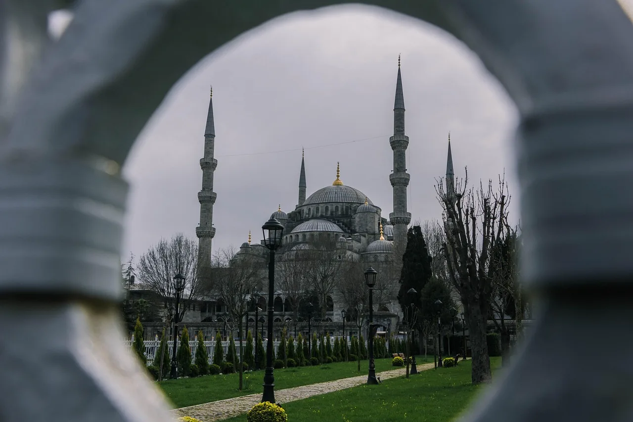 İstanbul camisi minareleri ve kubbesi - tarihi mimari