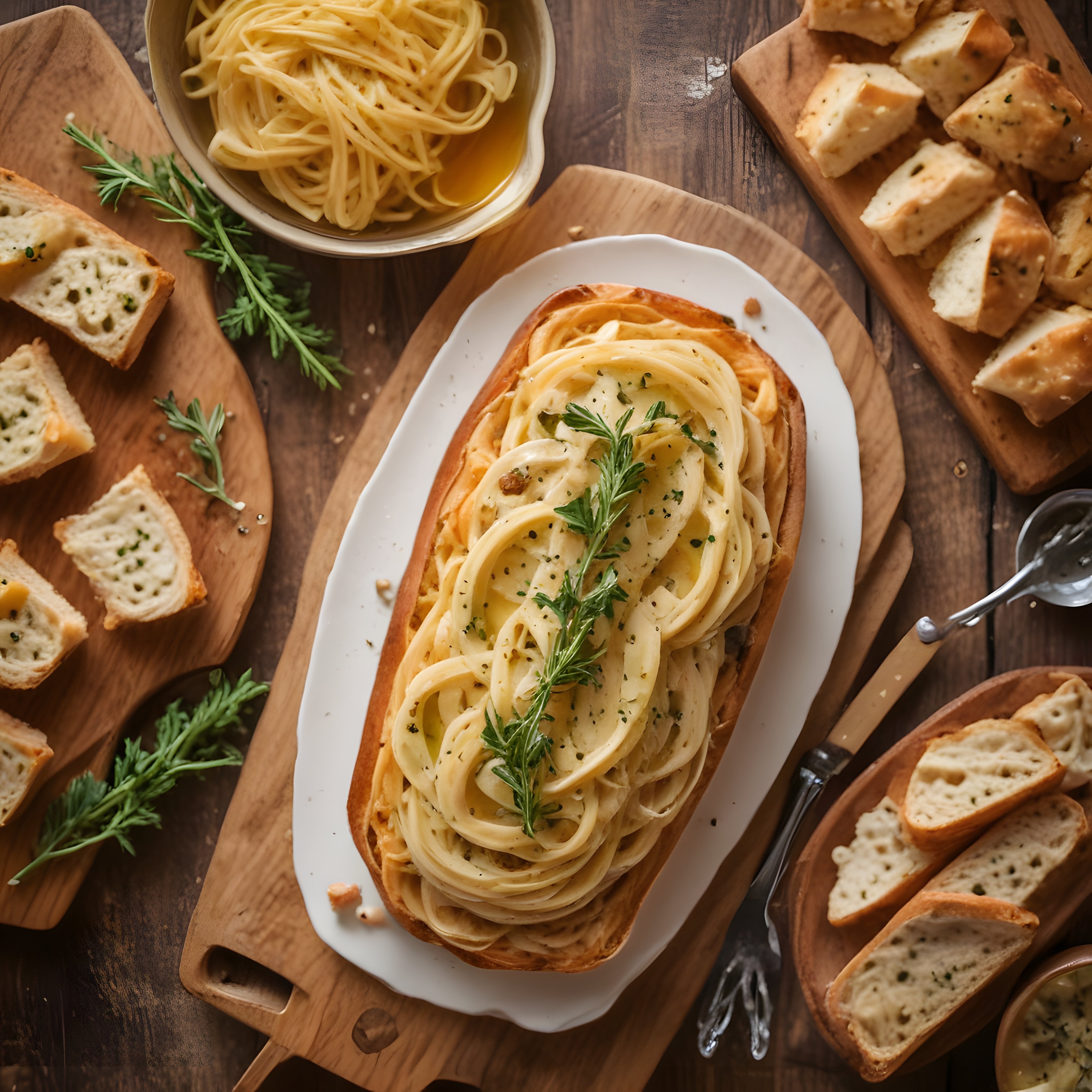İtalyan Usulü Fırında Spagetti Tava: Biberiye ve Taze Ekmek Eşliğinde