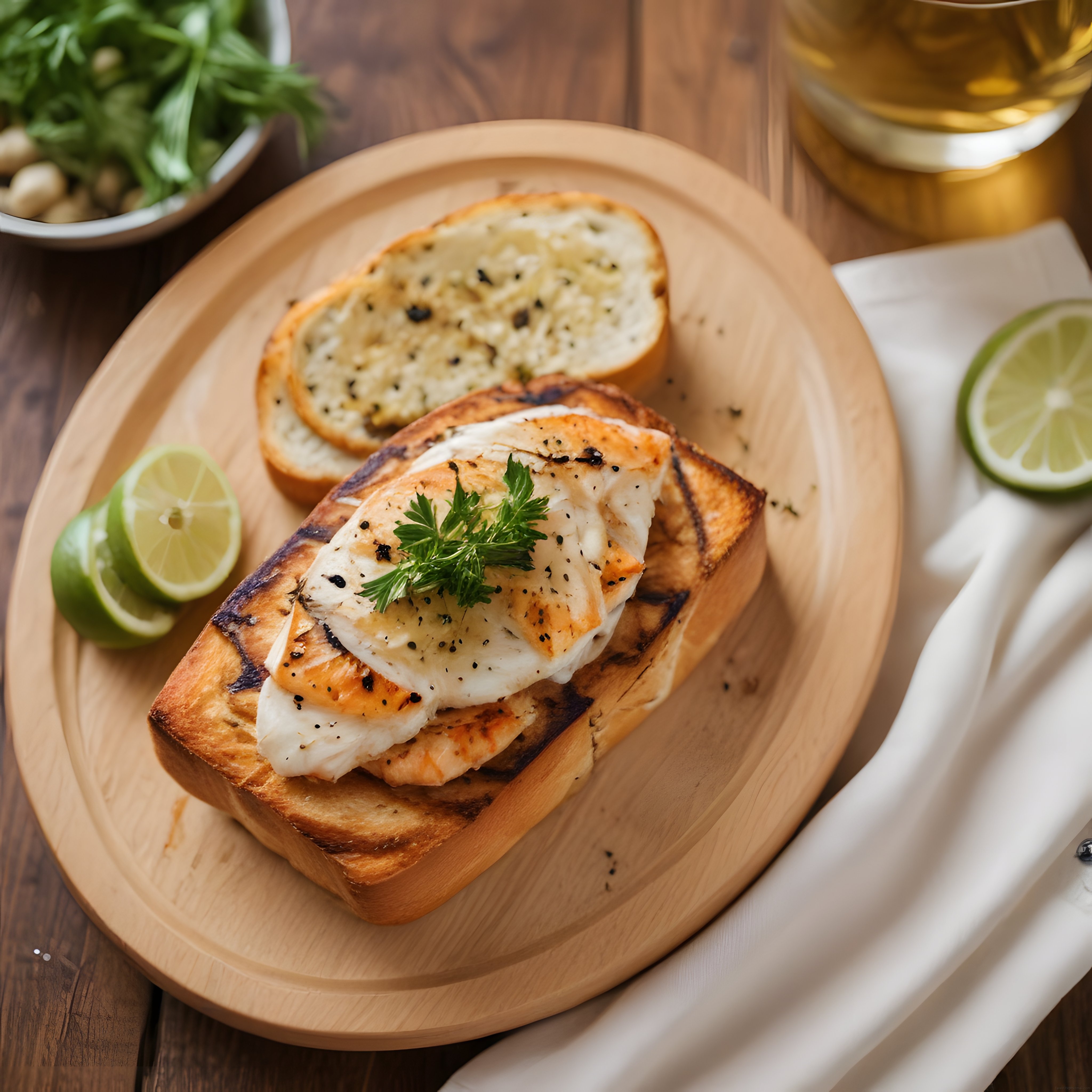 Izgara Balık Tost: Taze Otlar ve Limon Soslu Ev Yapımı Sağlıklı Tarif