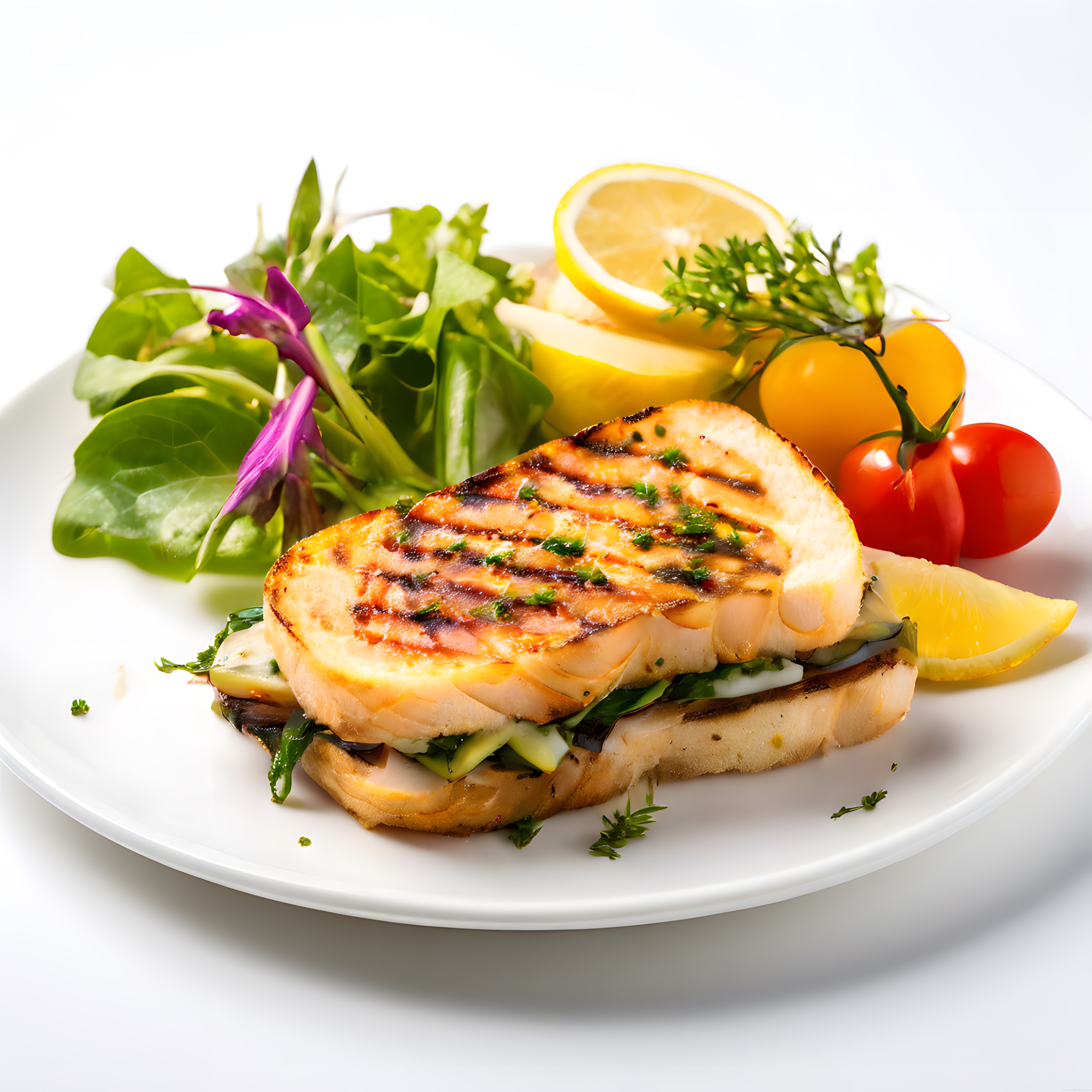 Izgara Peynir Sandviç ve Yeşil Salata ile Leziz ve Sağlıklı Öğün