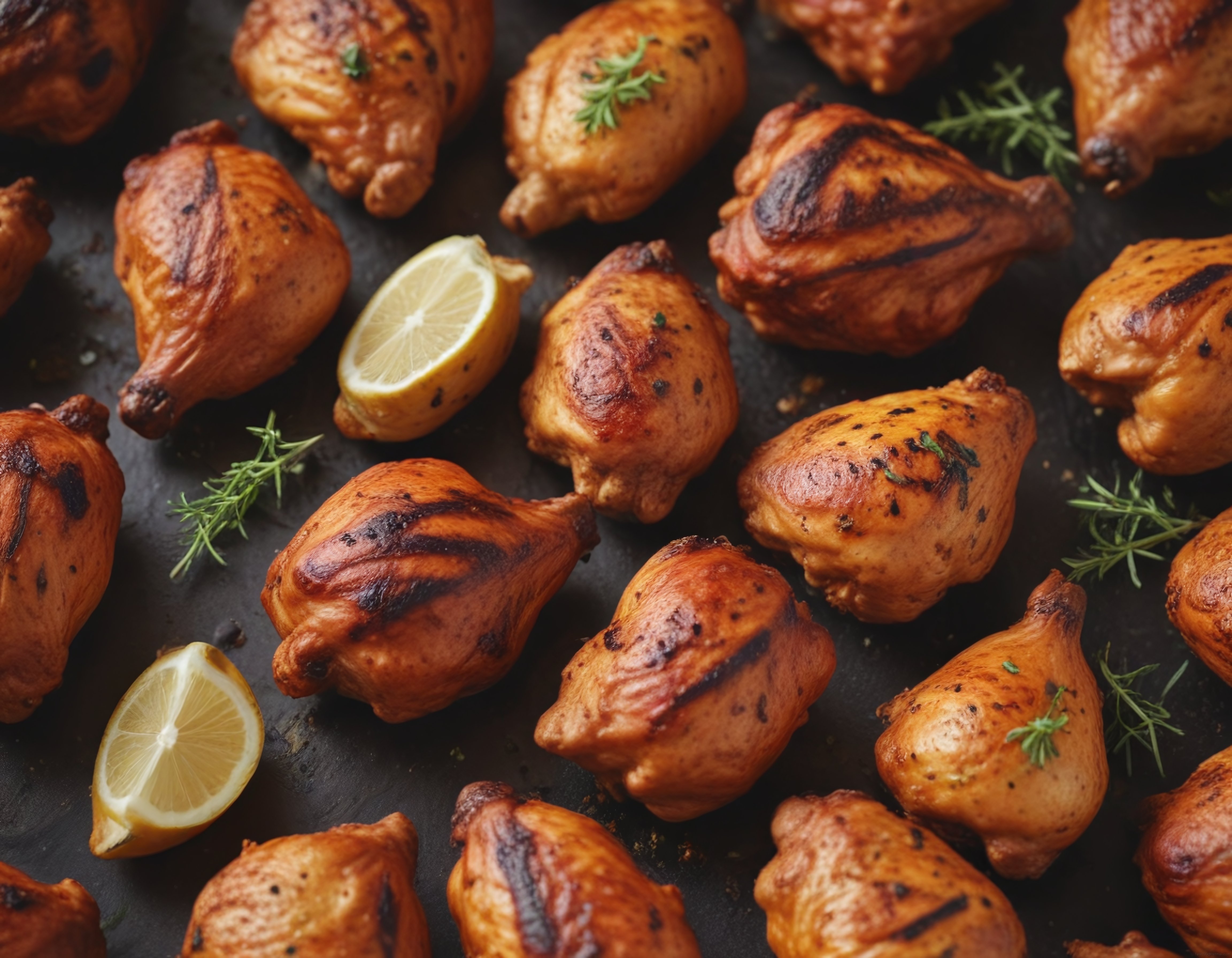 İzgara Tavuk Butları ve Baget: Limon Biberiye ile Kolay Akşam Yemeği