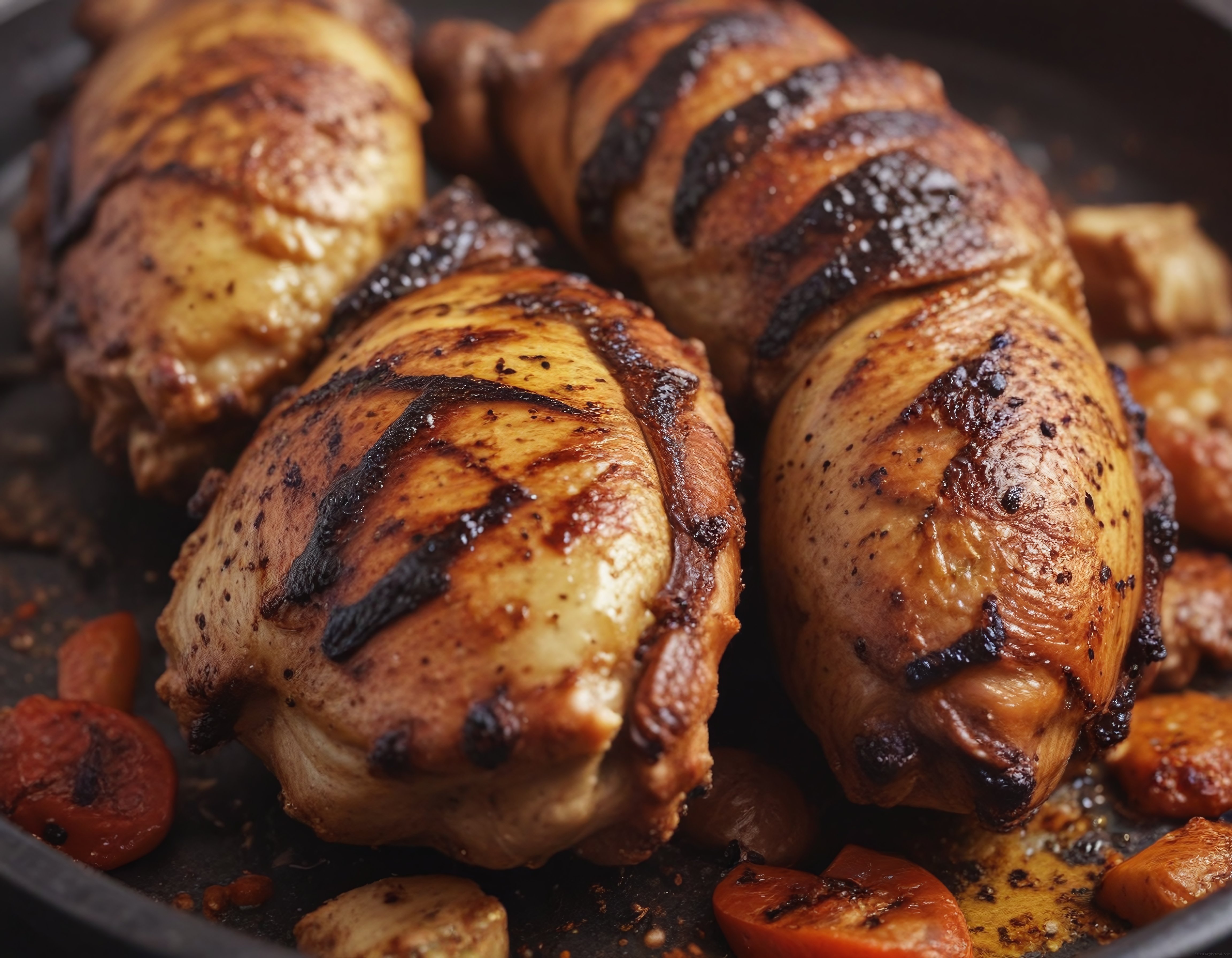 Izgara Tavuk Butları ve Sebzeler: Lokum Gibi Yumuşacık Barbekü Lezzeti