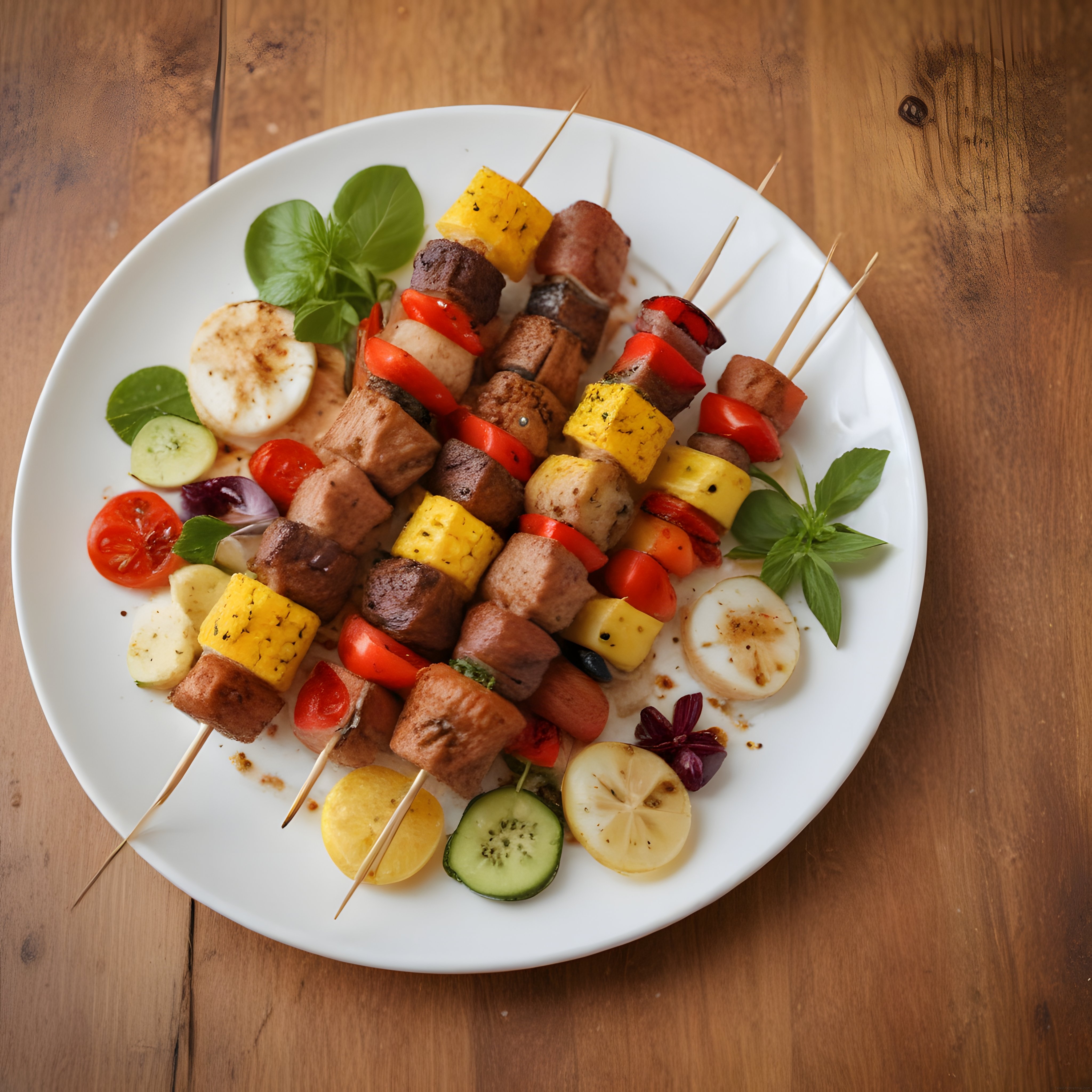 Izgara Tavuk Şiş Kebap ve Taze Salata: Yaz Akşam Yemekleri İçin İdeal