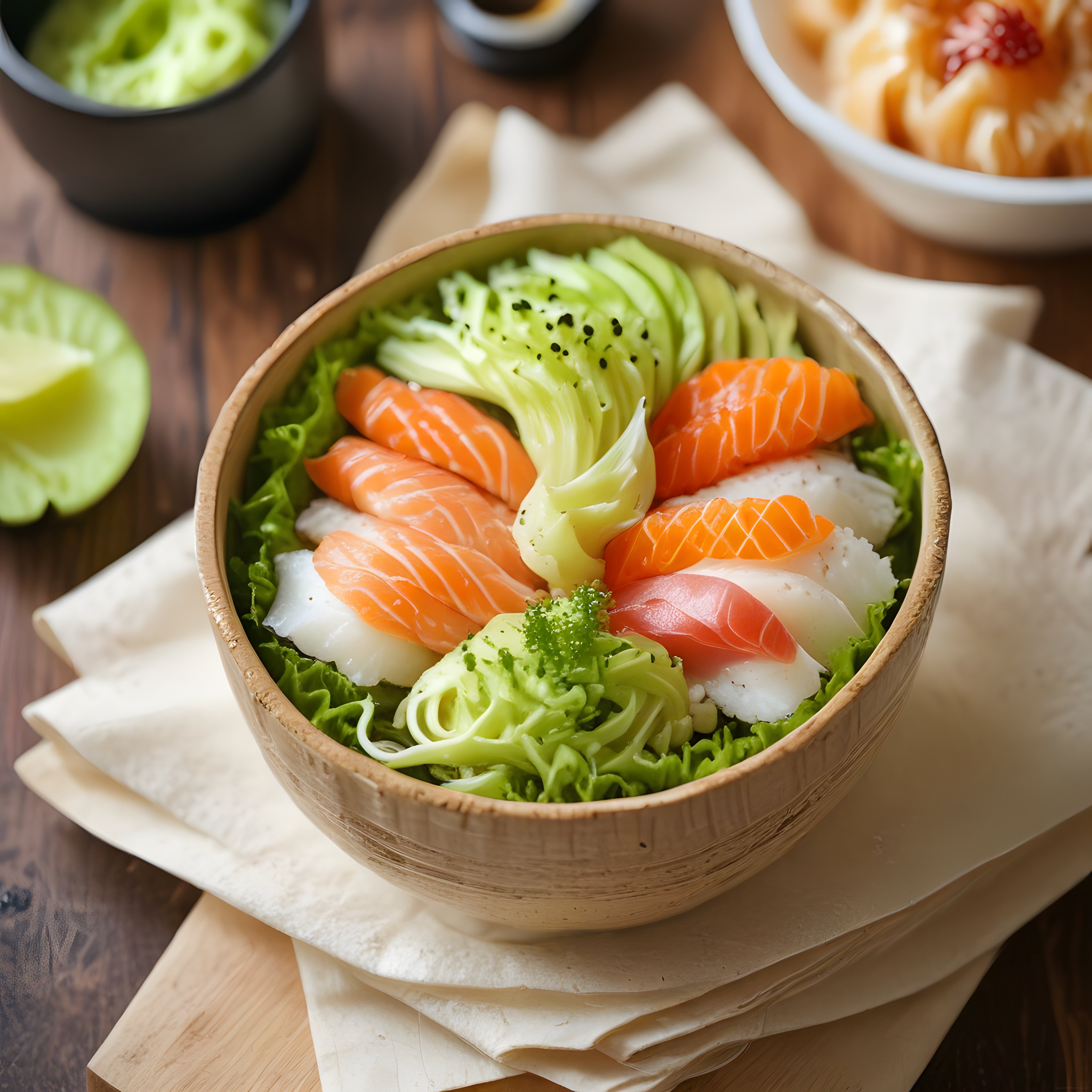 Japon Mutfağından Ev Yapımı Poke Bowl: Taze Somonlu Avokadolu Kase