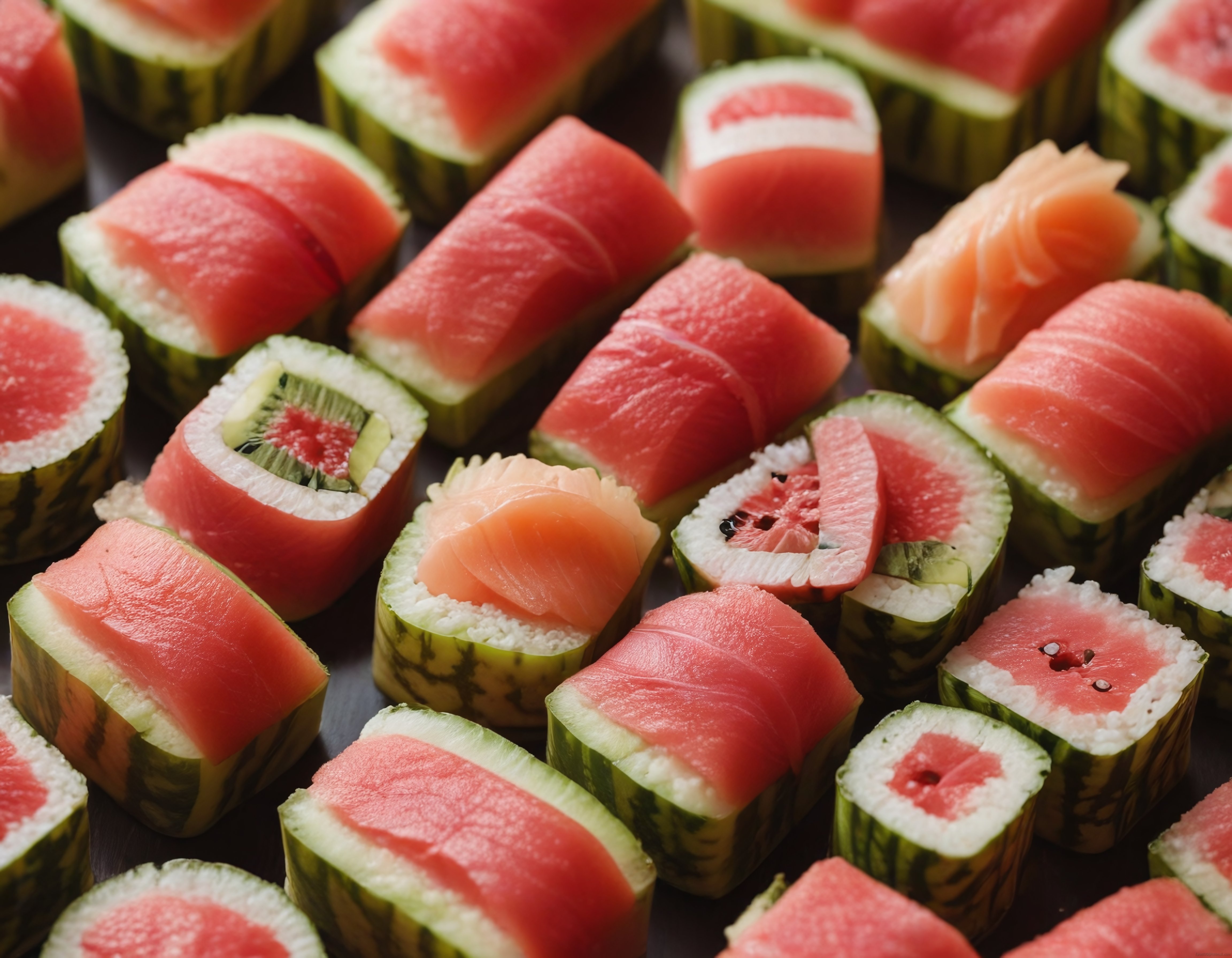 Japon Mutfağından Geleneksel Suşi: Ton Balığı ve Somonlu Taze Rulolar