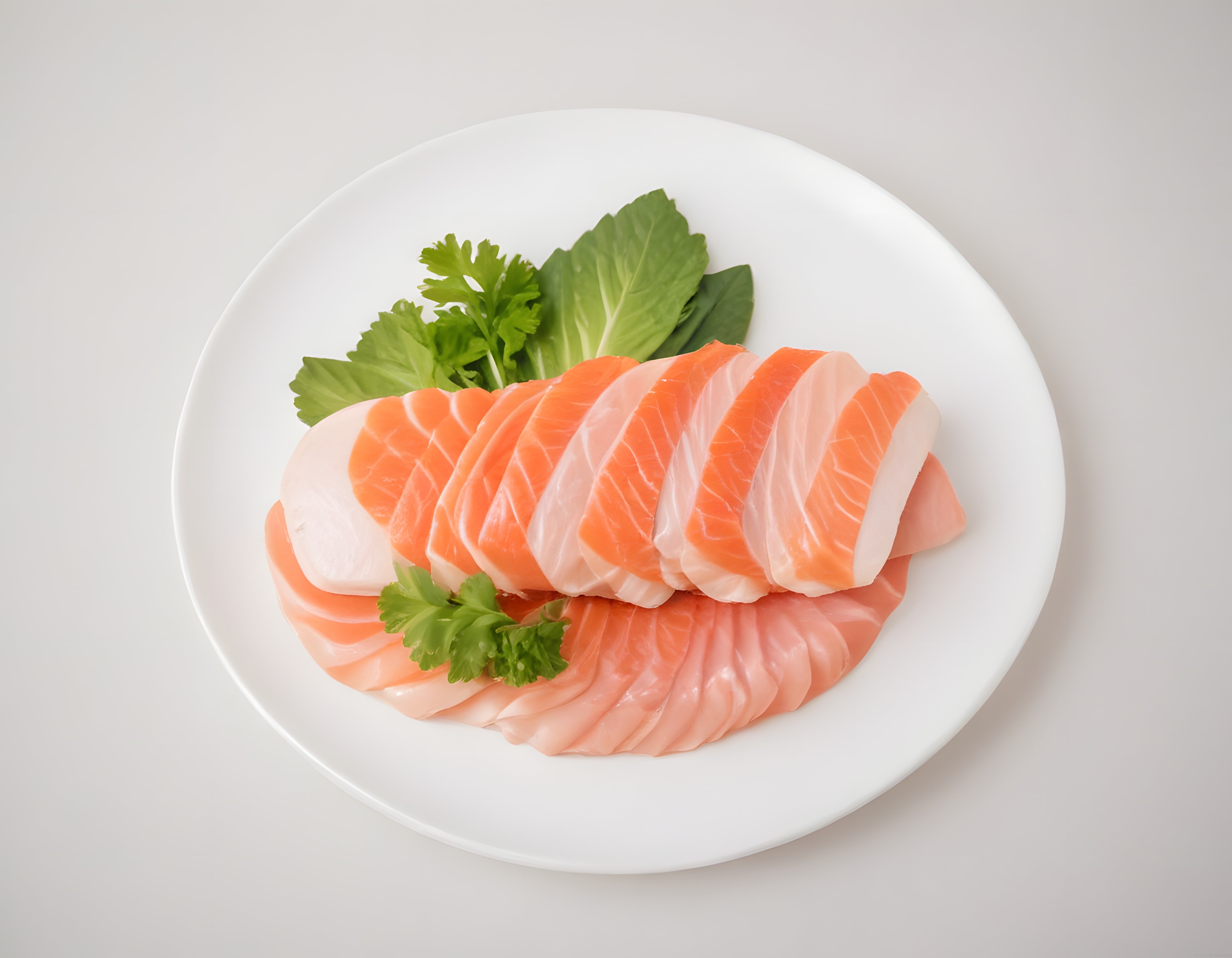 Japon Mutfağından Taze Somon Sashimi ve Nigiri ile Şık Tabak Sunumu