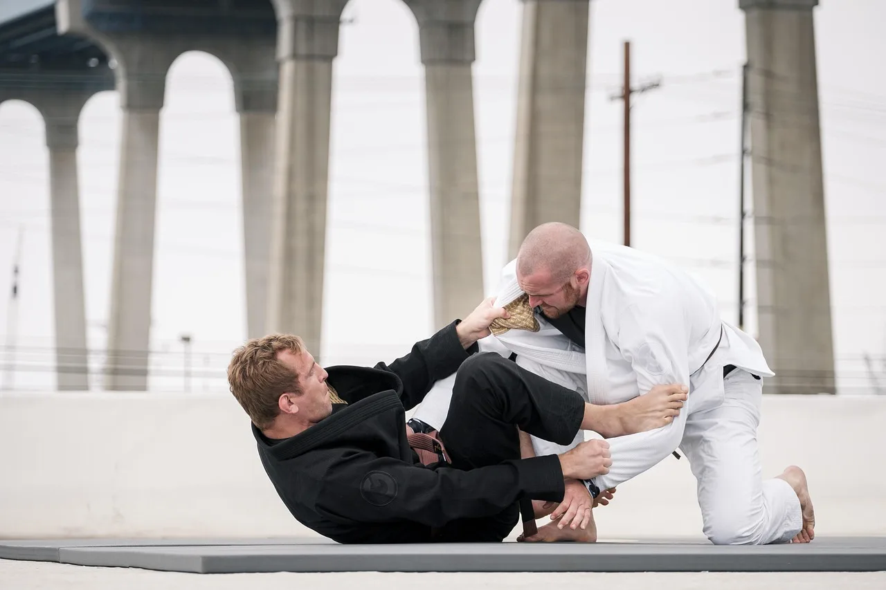 Jiu‑jitsu dövüşçüsü erkek sporcu - aksiyon
