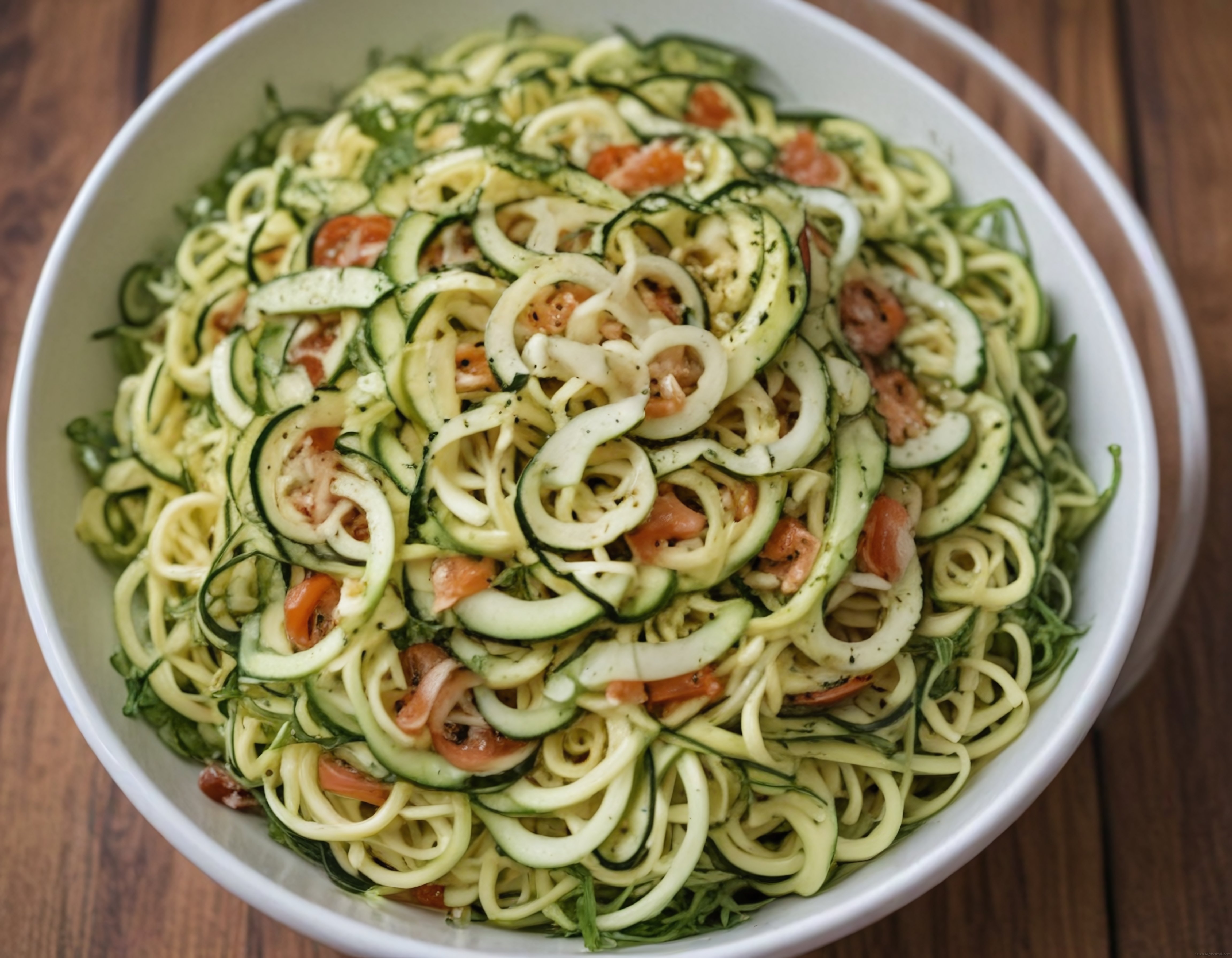 Kabak Spagetti ile Domatesli ve Taze Otlu Sağlıklı Makarna Tarifi