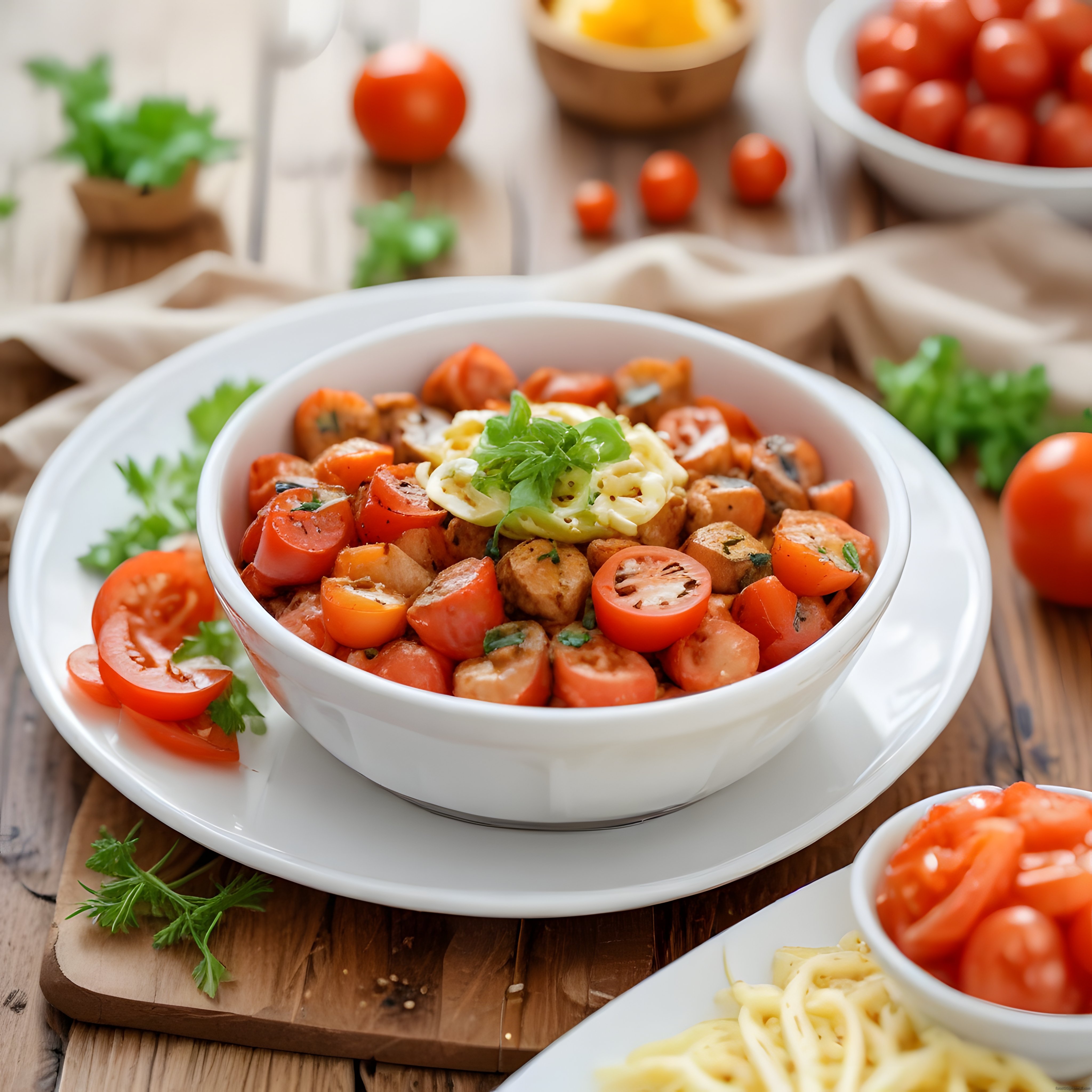 Kahvaltı Kasesi: Sucuklu Mantarlı Yumurtalı Pratik Tarif Sunumu