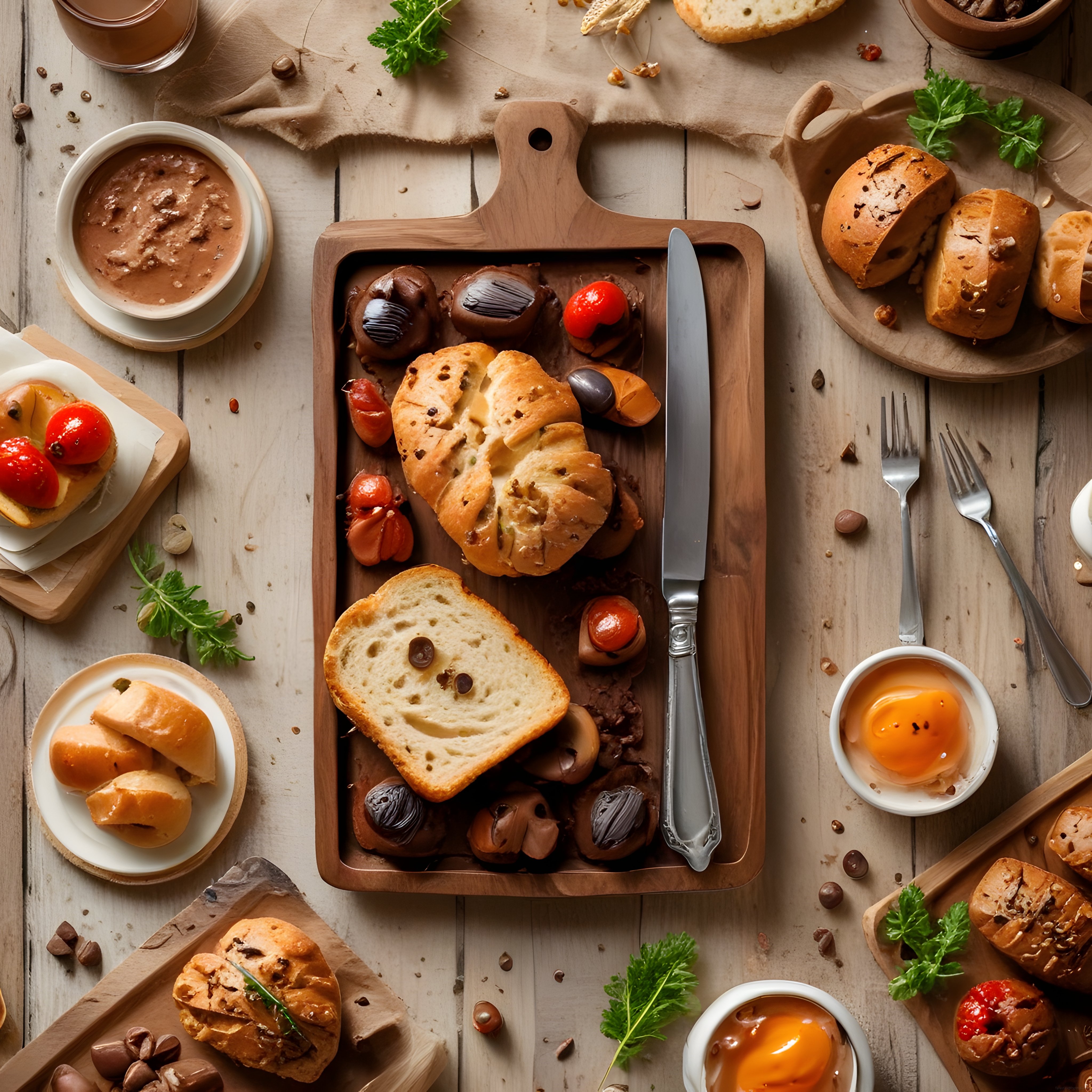 Kahvaltı Masasında Taze Ekmek Çeşitleri ve Doğal Sürülebilir Lezzetler