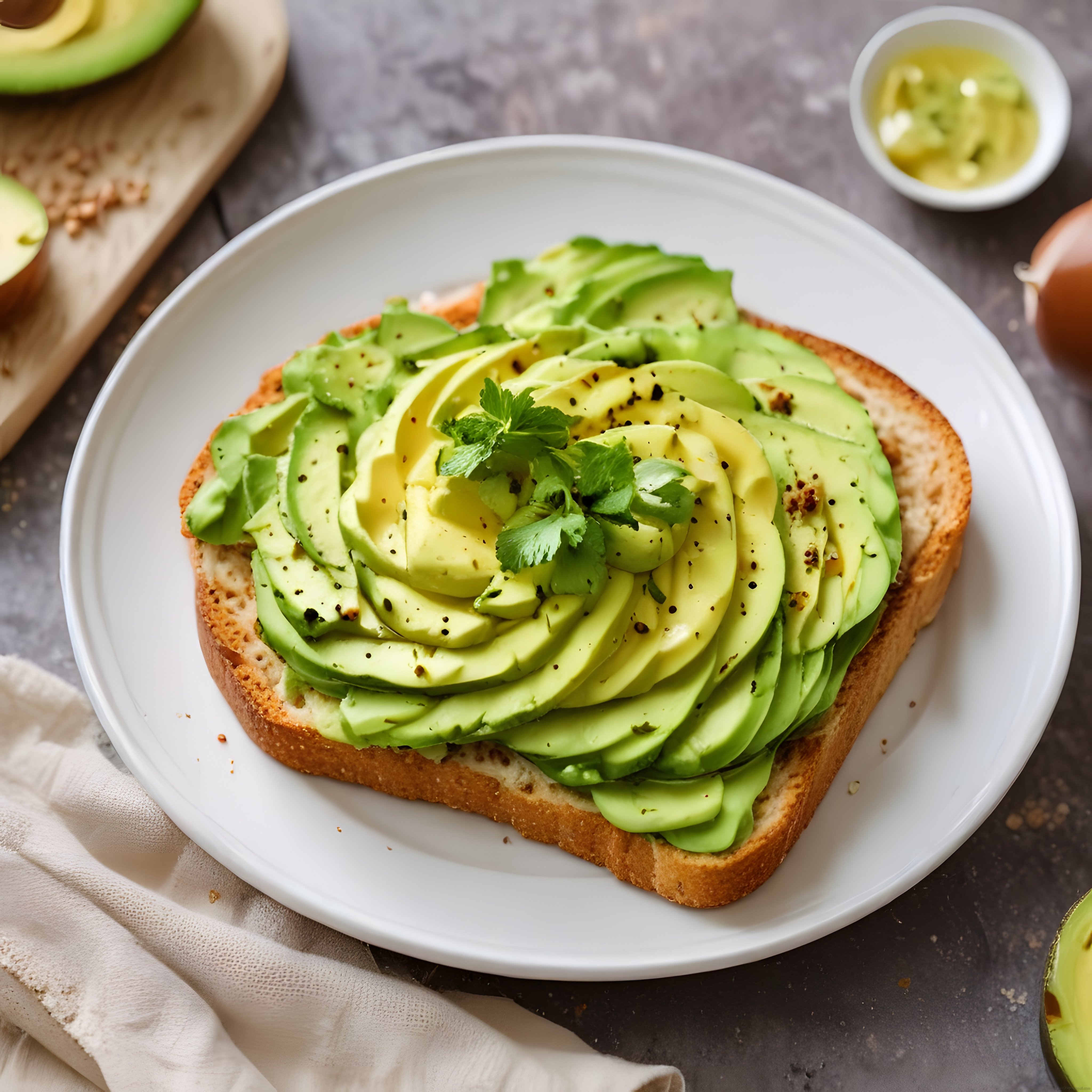 Kahvaltı Sofralarınıza Yakışacak Gül Şeklinde Avokado Tost Sunumu