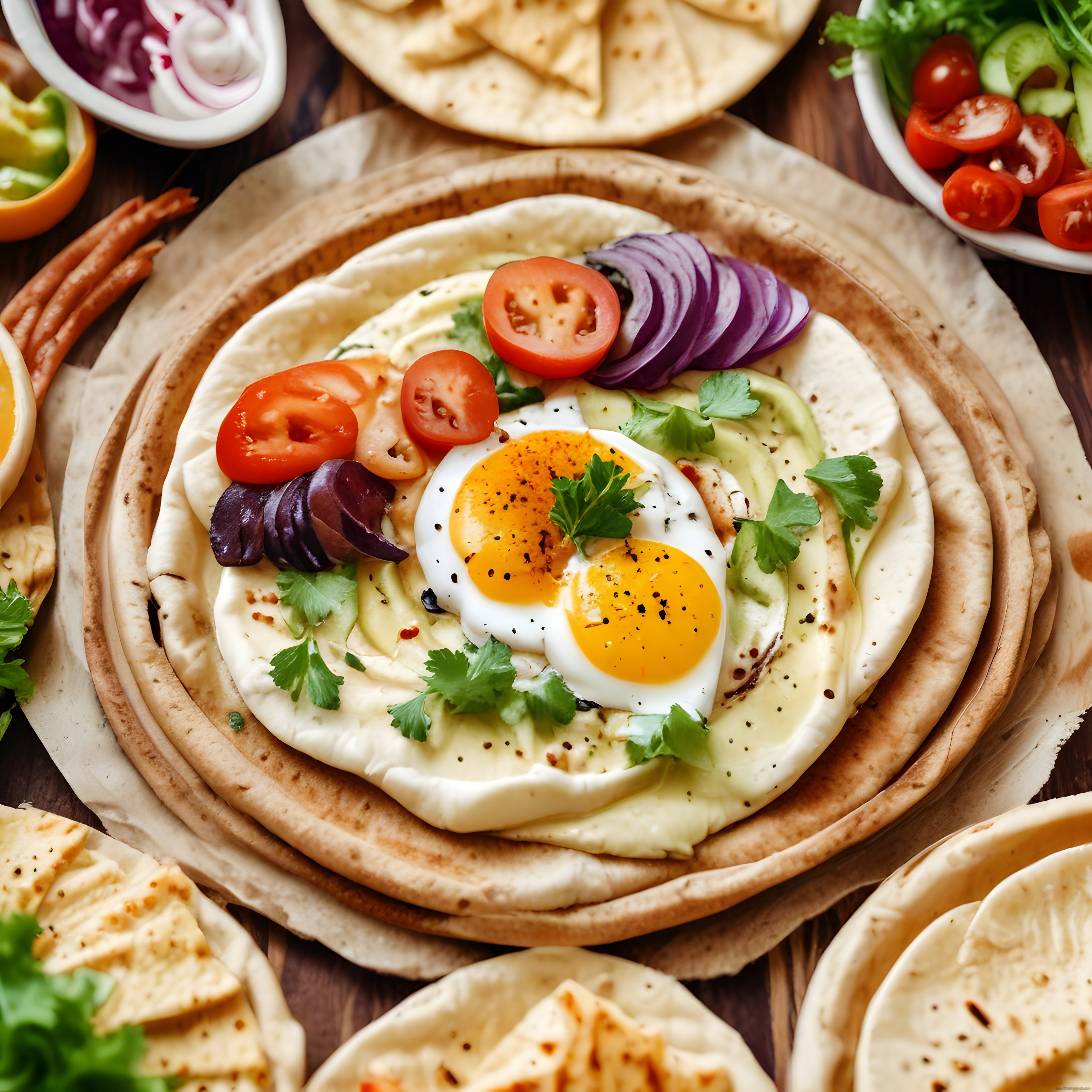 Kahvaltı Sofralarınıza Yakışacak Humus ve Taze Sebzelerle Dolu Leziz Sunum