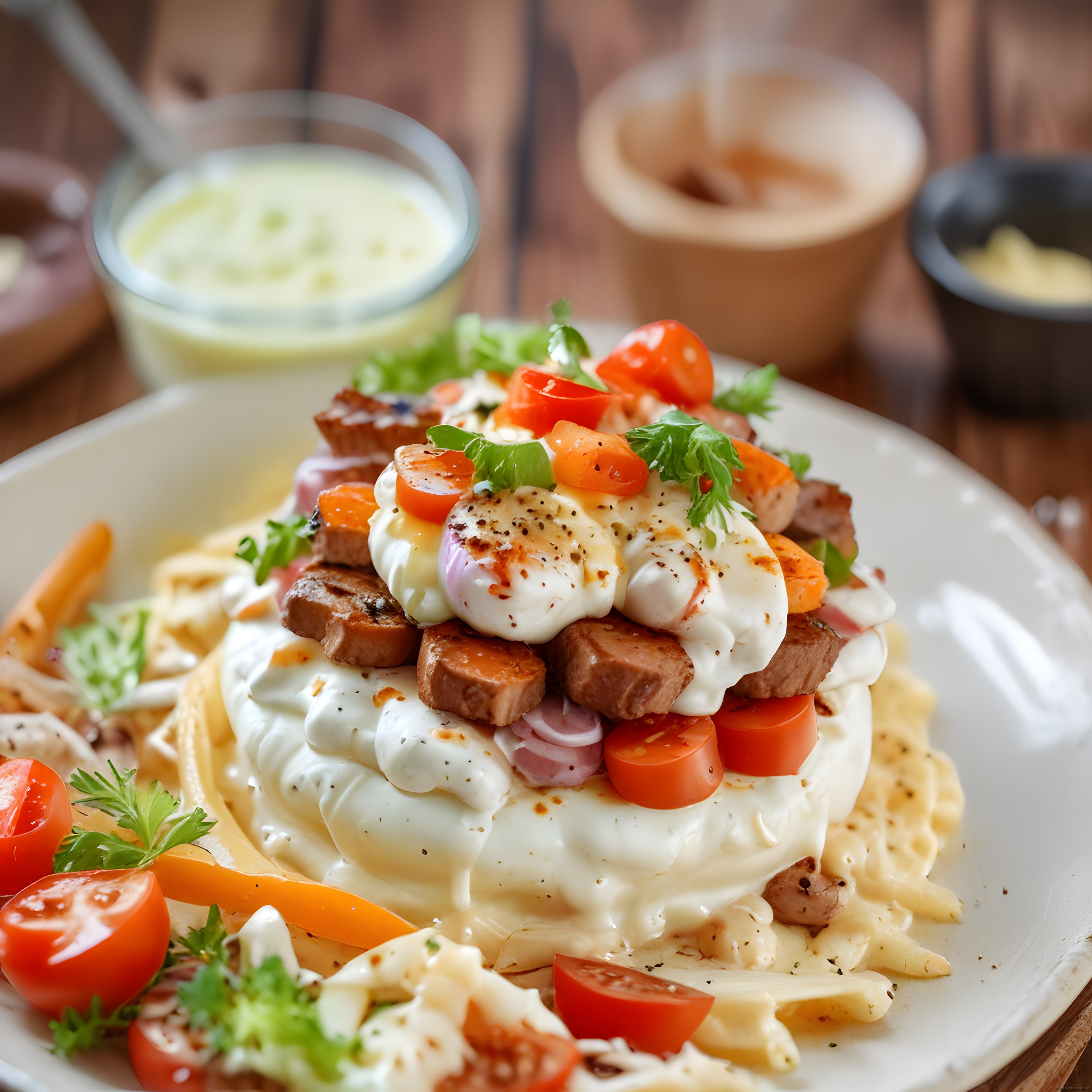 Kahvaltı Tabağında Taco, Yumurta ve Et ile Renkli Meksika Lezzeti
