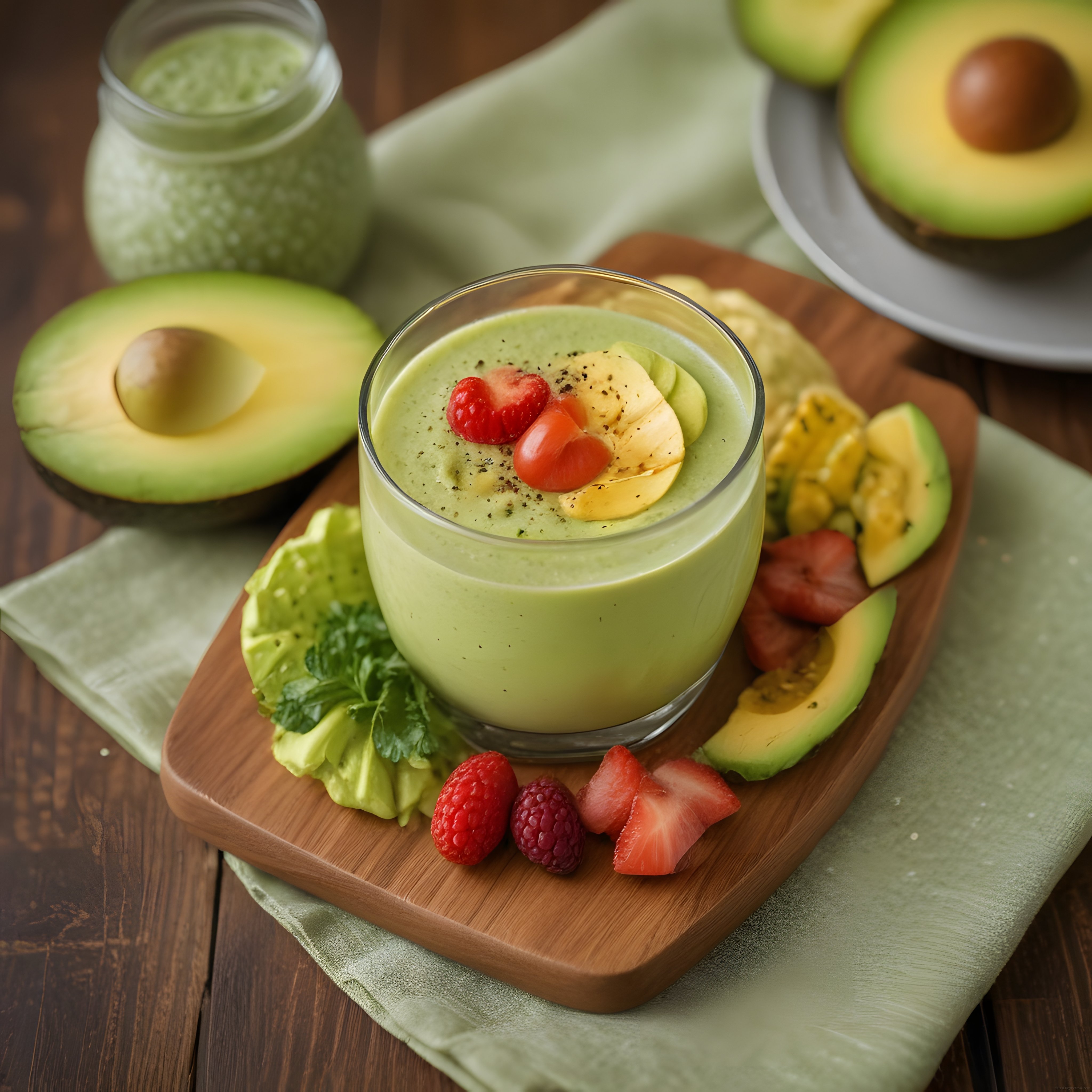 Kahvaltılık Avokado ve Muzlu Smoothie Kasesi ile Enerji Dolu Güne Başlangıç