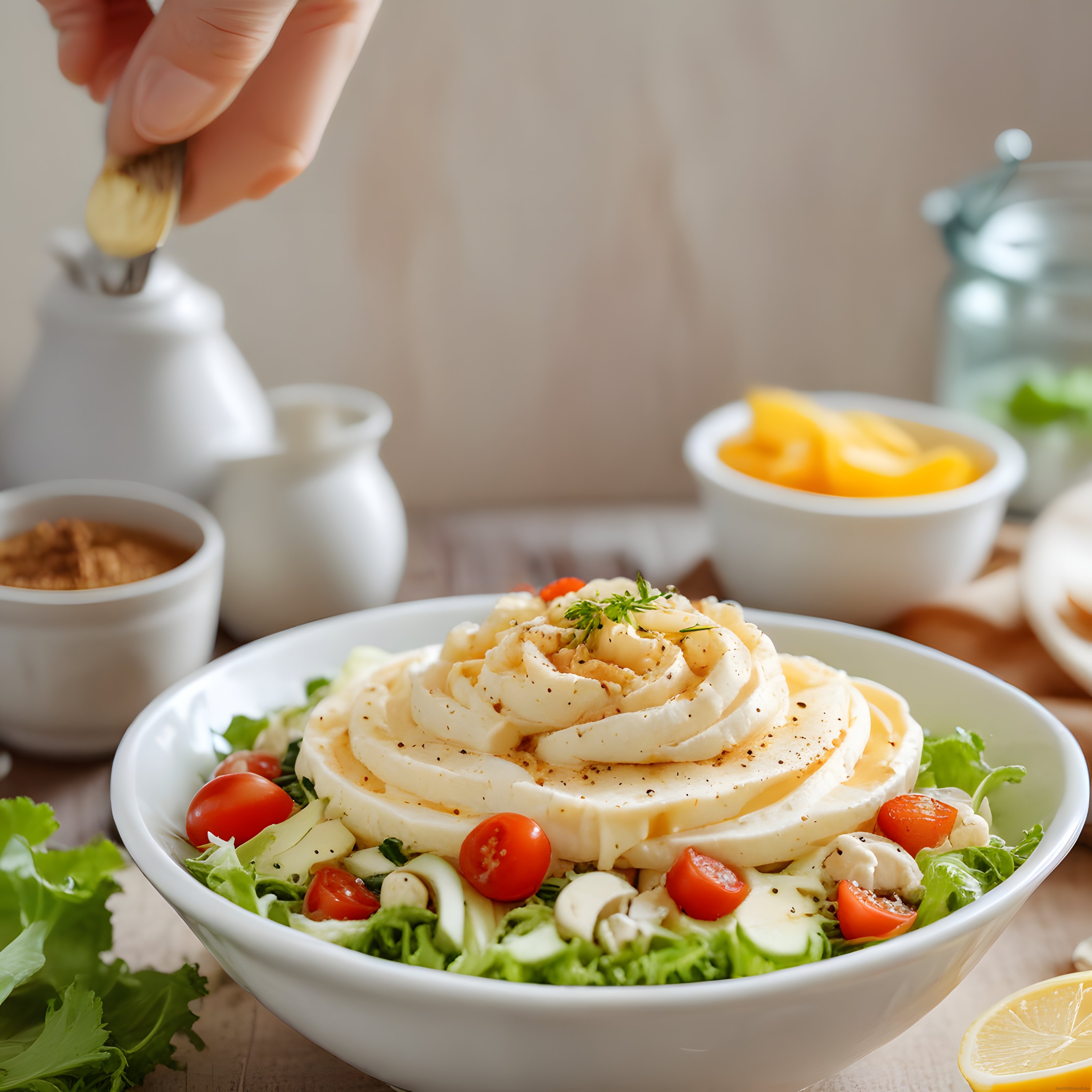kahvaltılık peynir salatası sunumu: zeytinyağı ile lezzetli bir dokunuş