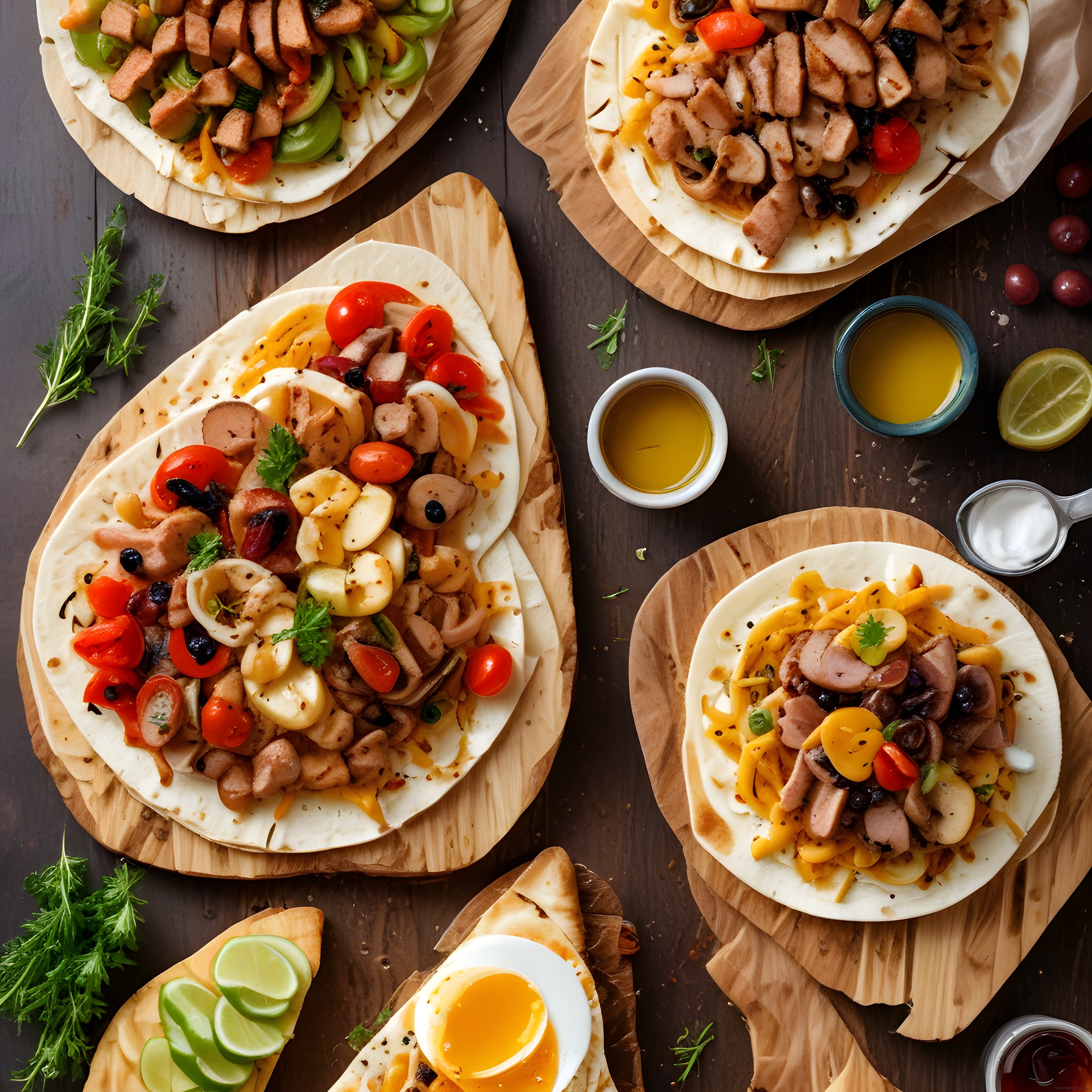 Kahvaltılık Taco ve Tortilla Çeşitleri ile Pratik Yumurtalı Sunum