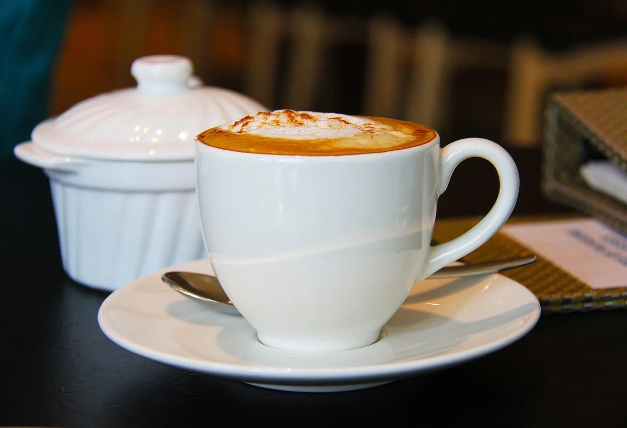 Kahve cappuccino fincanı - lüks otel içi