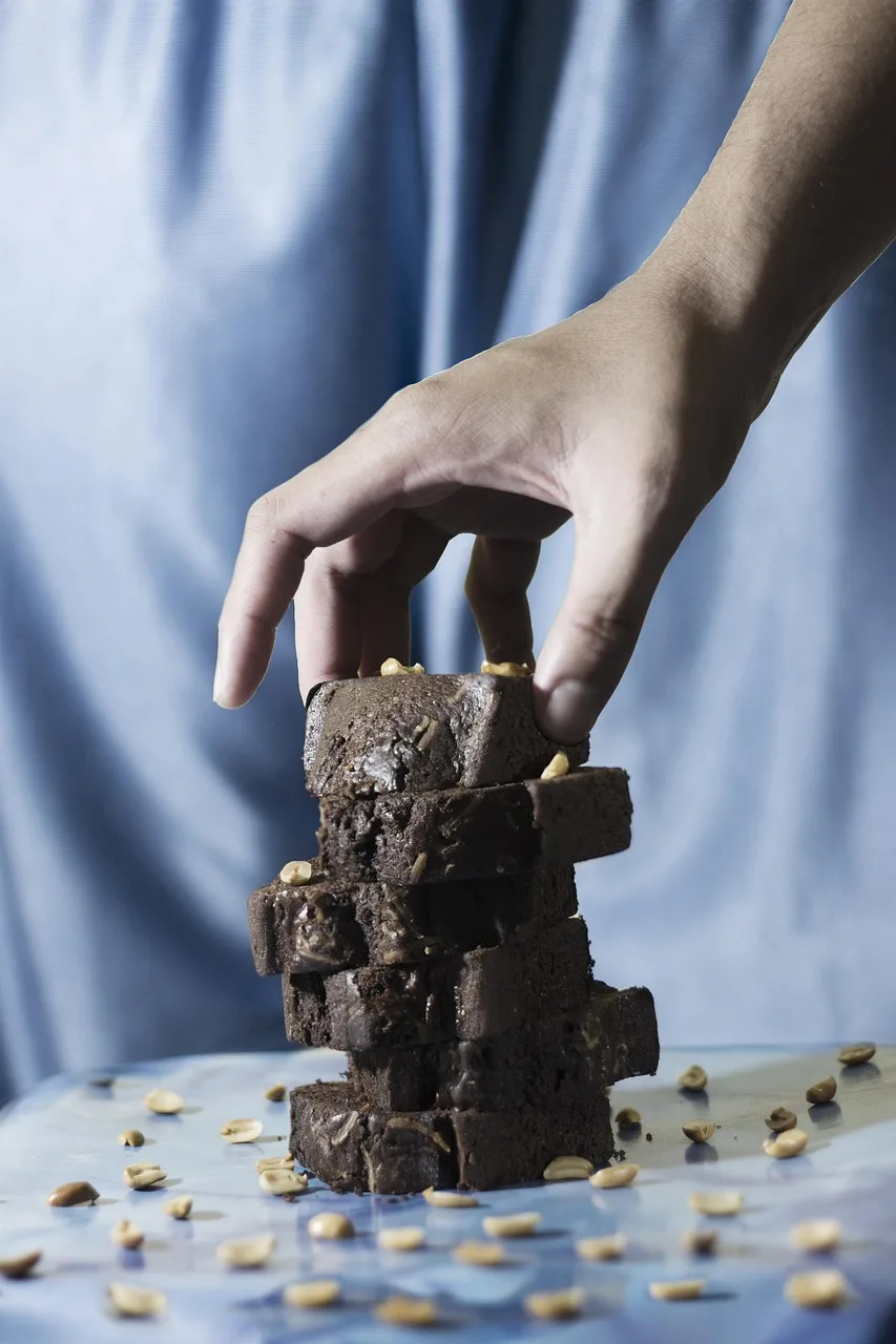Kahverengi fıstıklı çikolatalı brownie - lezzetli atıştırmalık