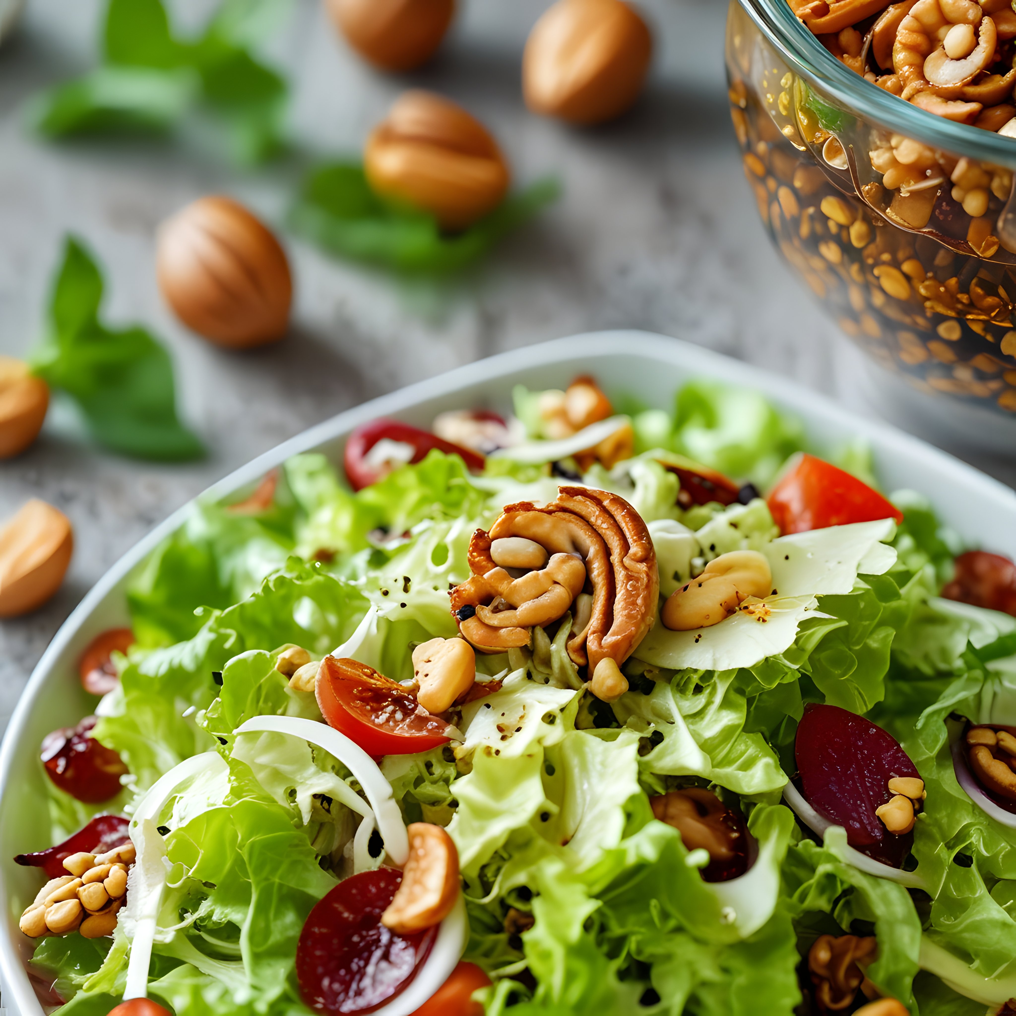 Kaju ve Pancarlı Yeşil Salata Tarifi ile Besleyici Öğün Seçenekleri