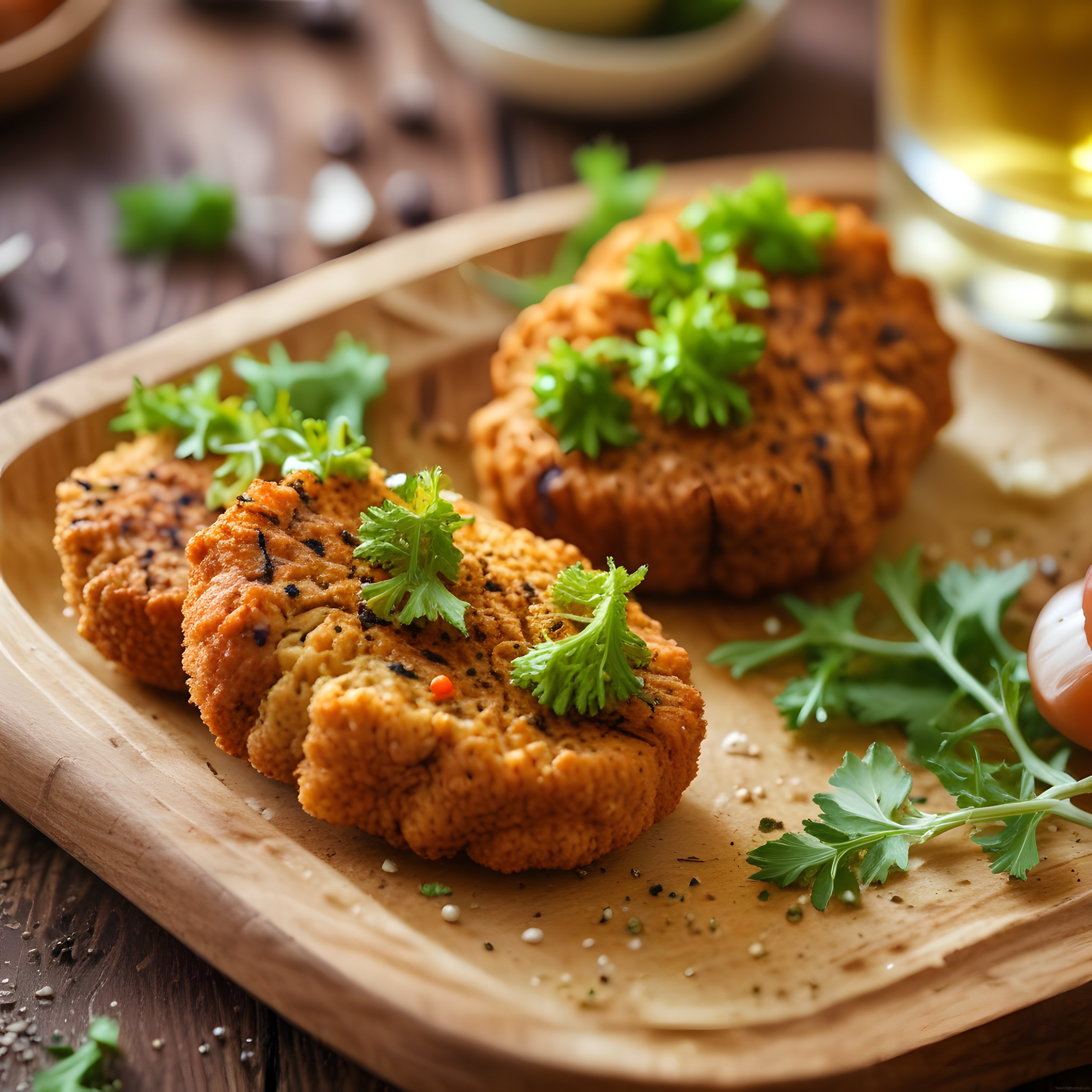 Kalp Şeklinde Vegan Tart: Taze Otlarla Süslenmiş Sağlıklı ve Romantik Sunum