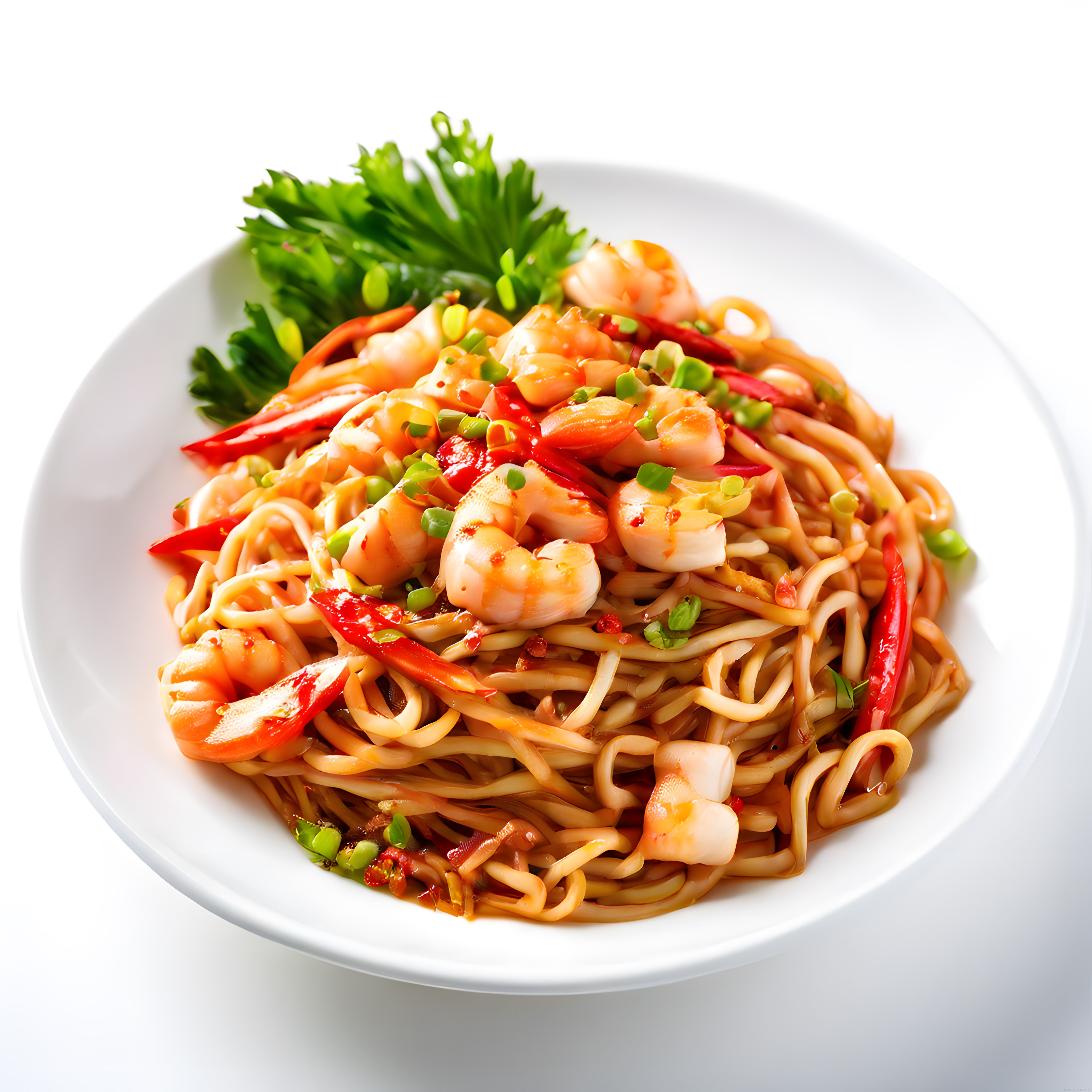 Karidesli Erişte Makarna: Baharatlı Asya Usulü Deniz Ürünlü Noodle Tarifi