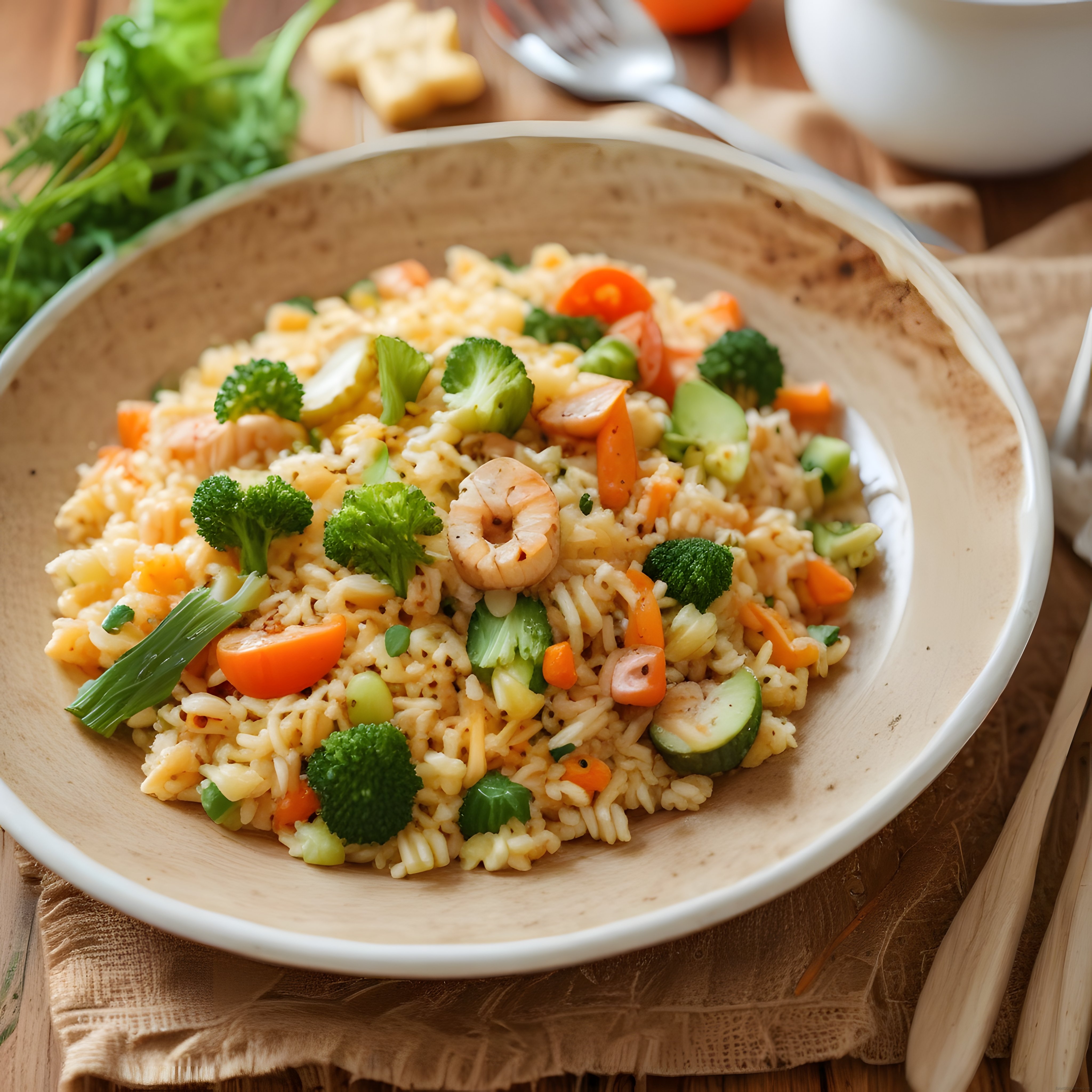 Karidesli Sebzeli Pirinç ve Makarna Salatası Tarifi - Pratik ve Lezzetli